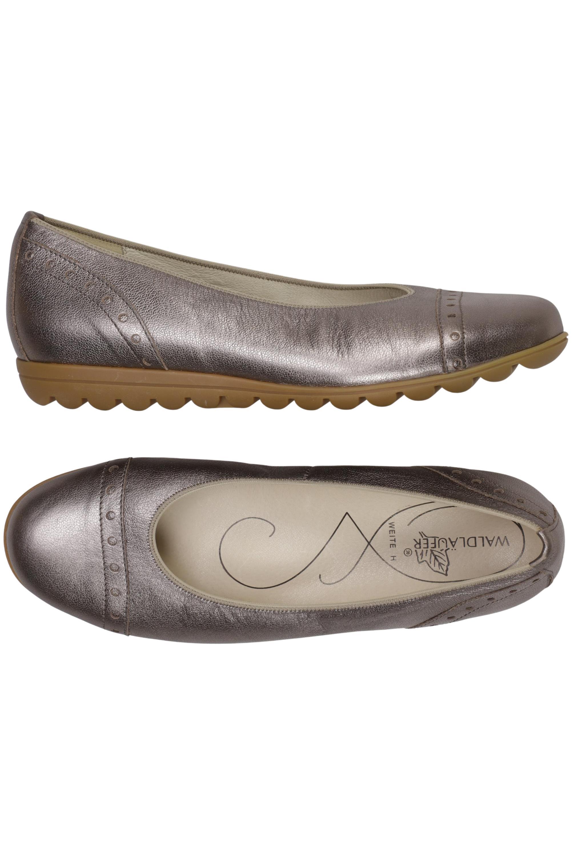 

waldläufer Damen Ballerinas, silber, Gr. 5.5