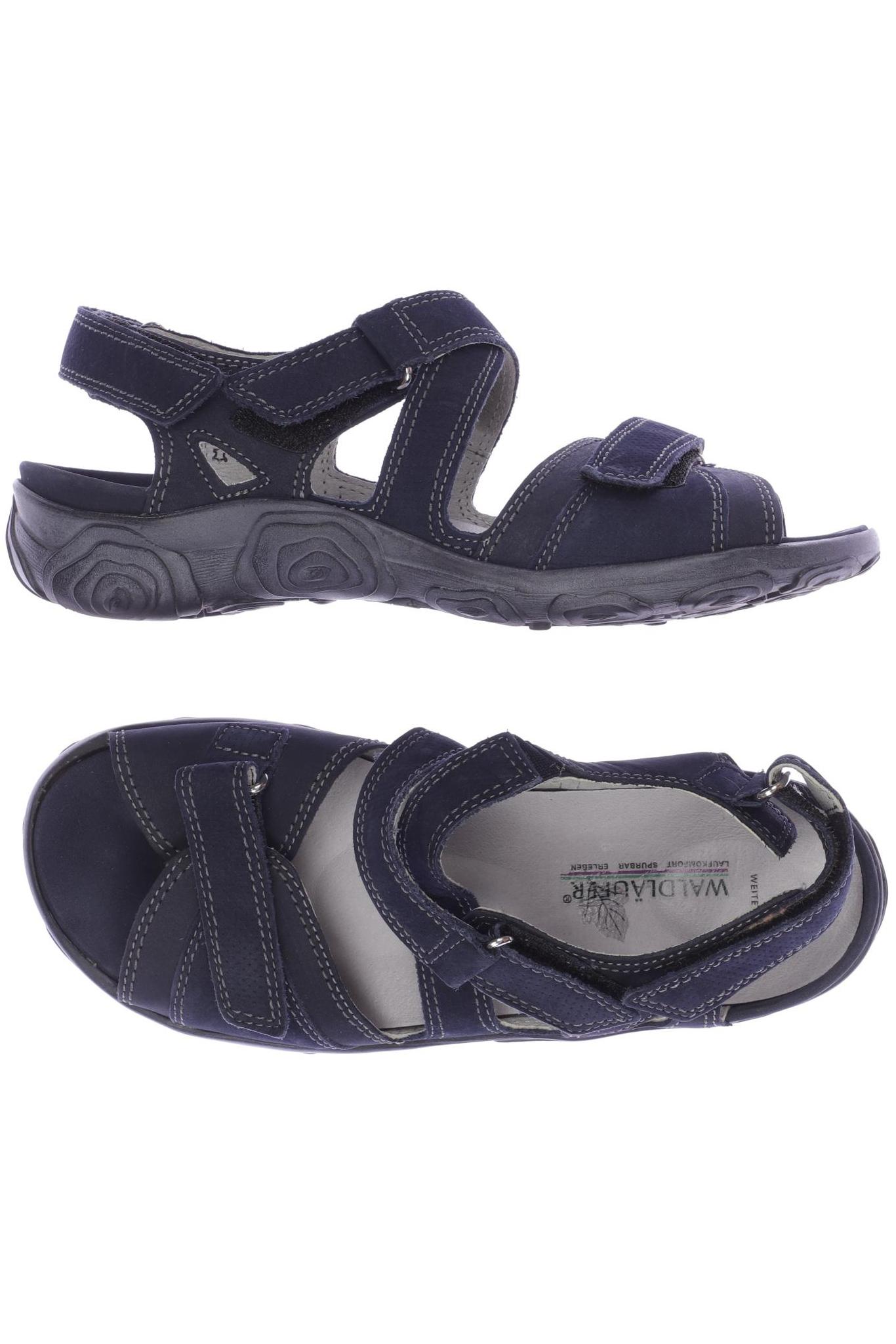 

waldläufer Damen Sandale, marineblau, Gr. 3.5