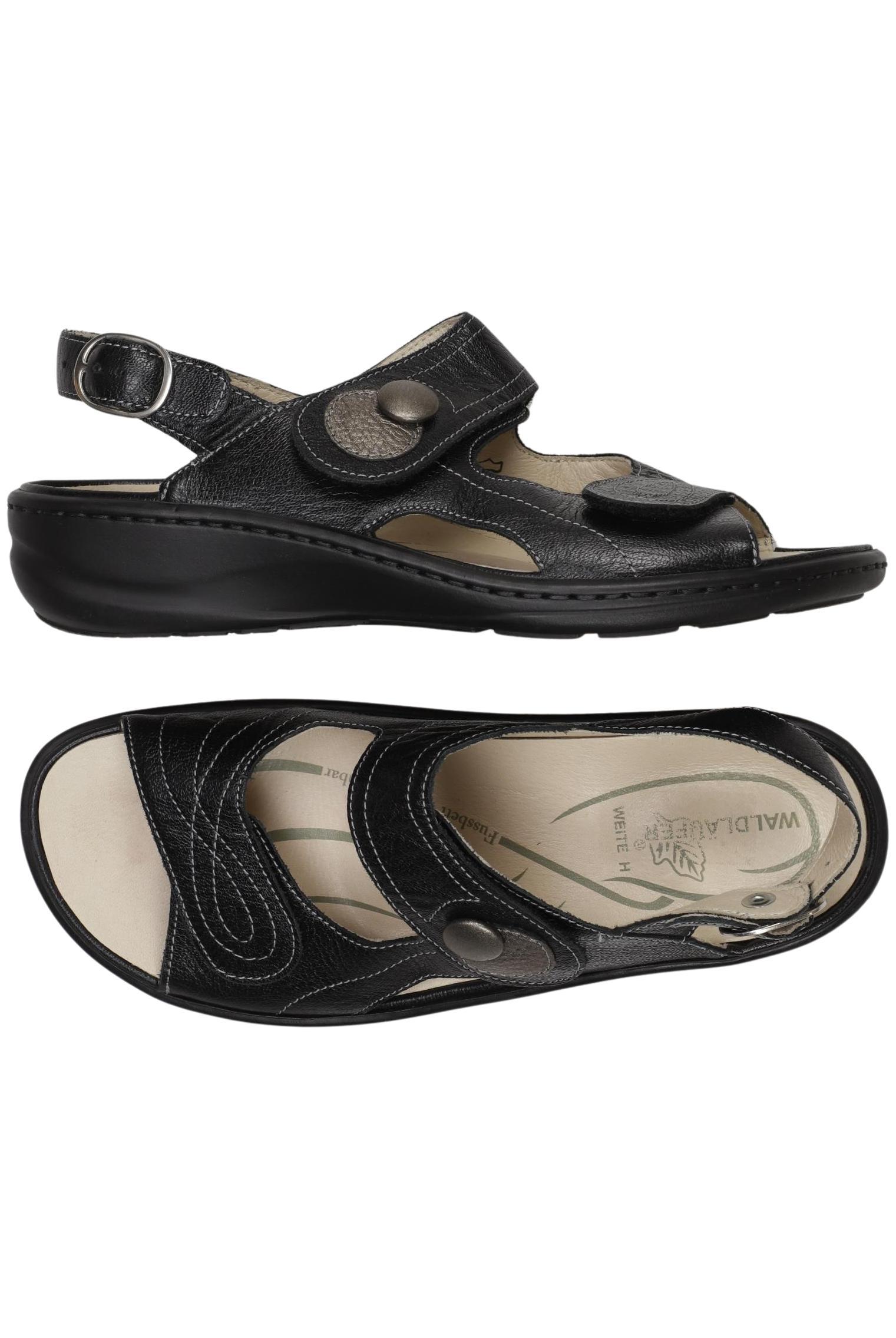 

waldläufer Damen Sandale, schwarz, Gr. 4.5