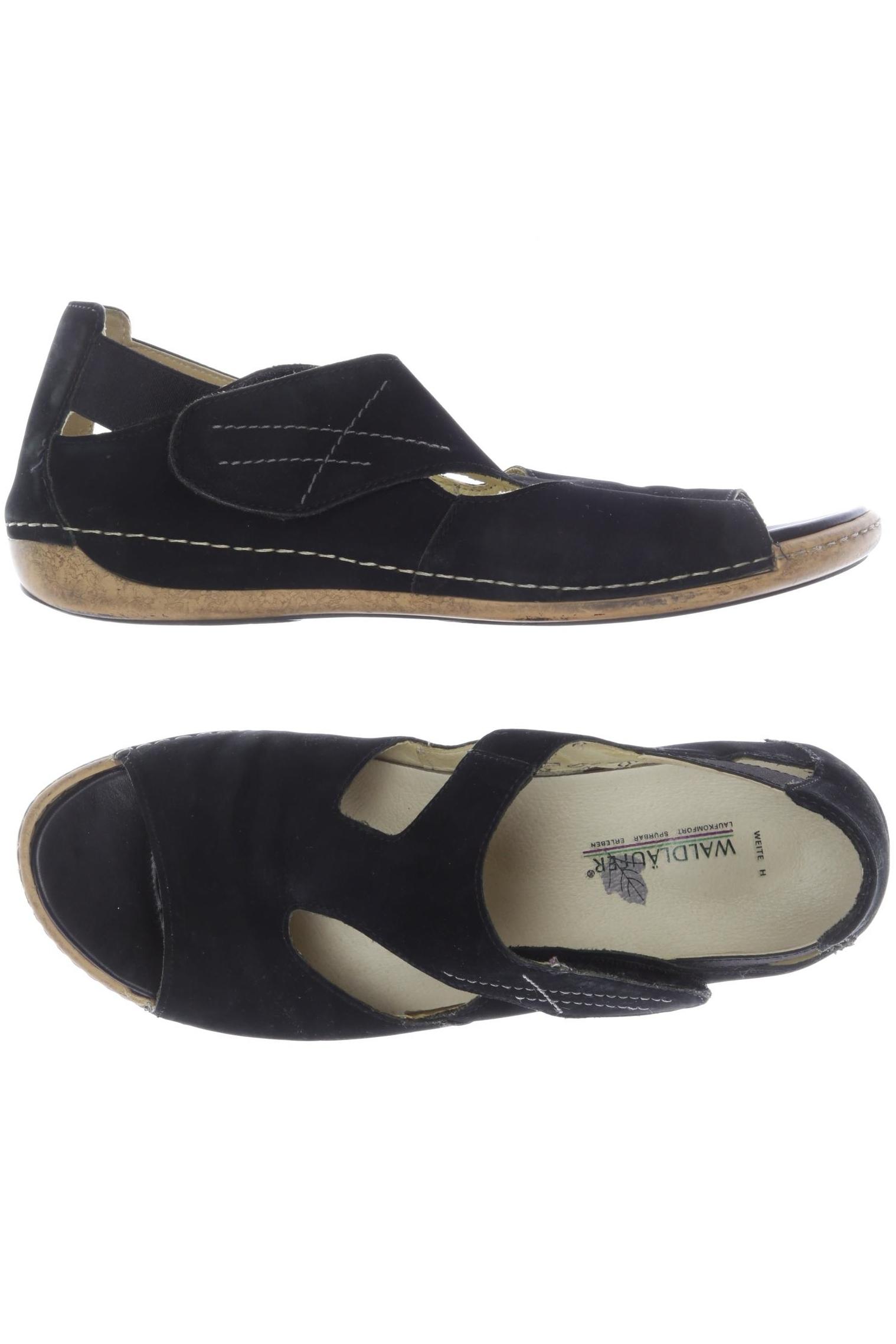 

waldläufer Damen Ballerinas, schwarz, Gr. 6.5