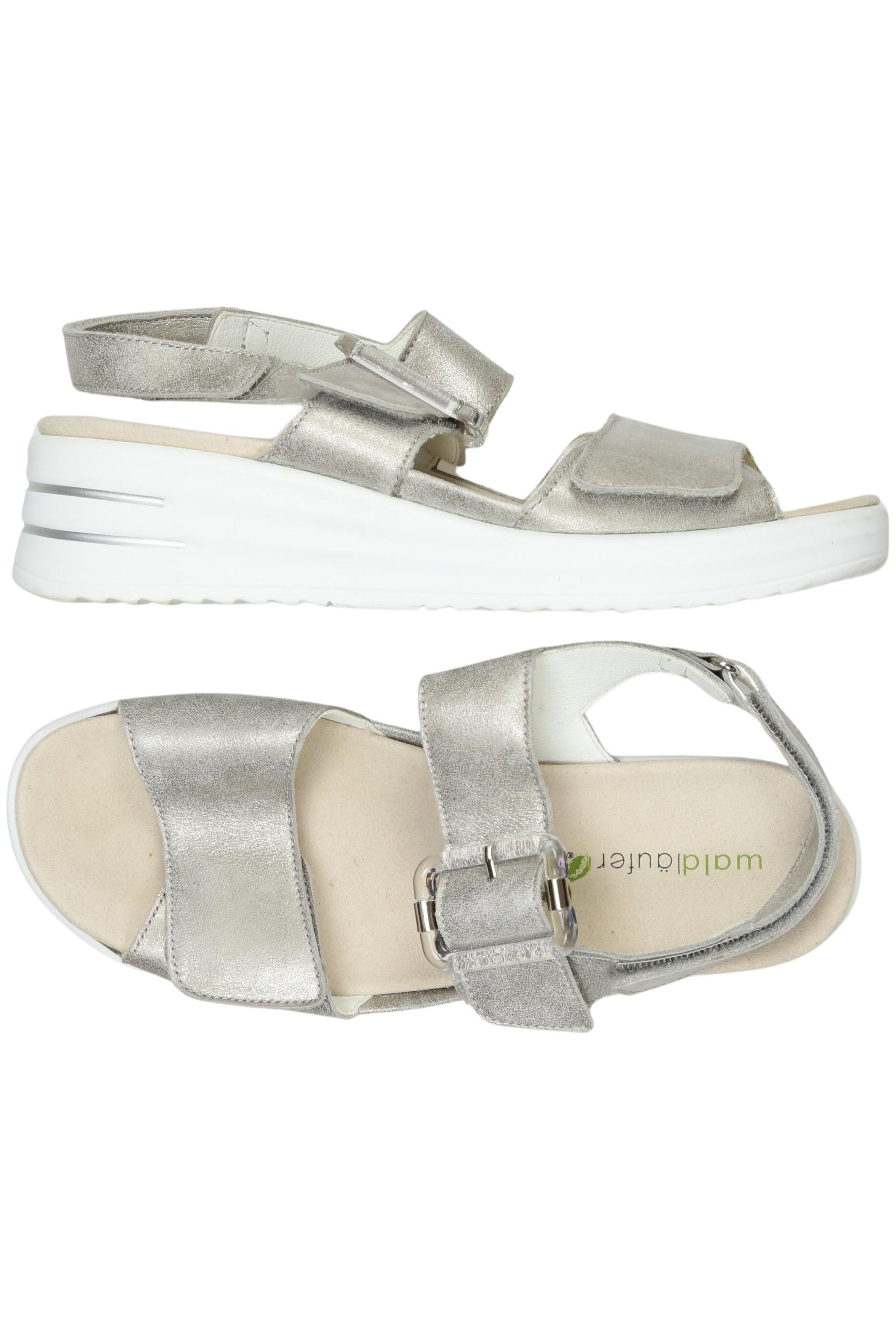 

waldläufer Damen Sandale, grau, Gr. 6.5