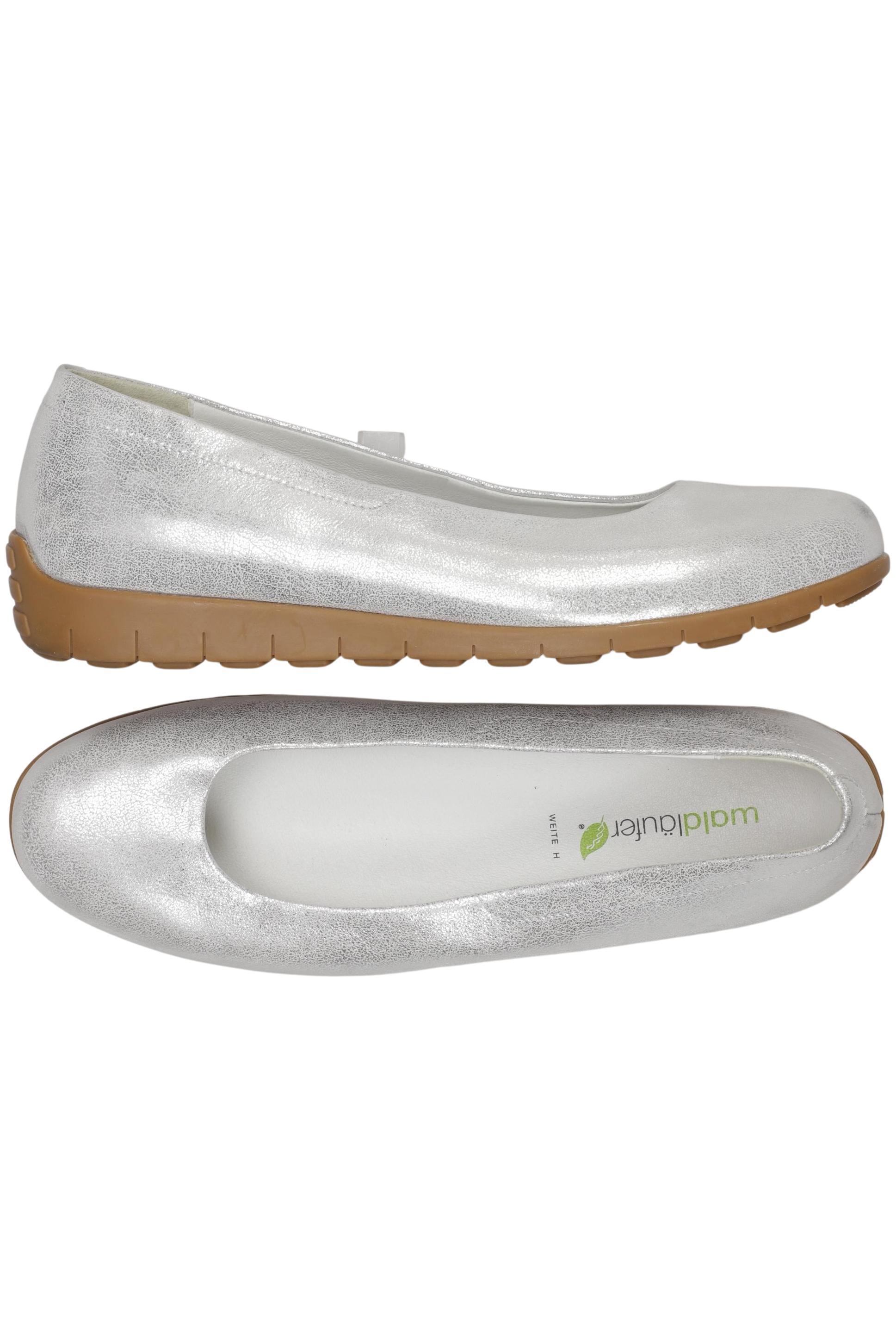 Thumbnail - waldläufer Damen Ballerinas, silber, Gr. 7.5