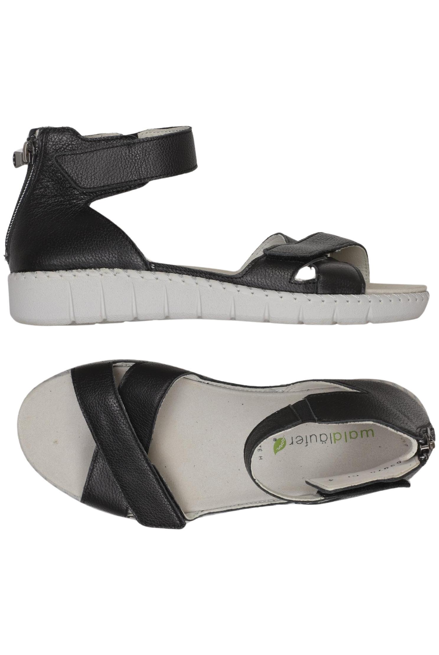 

waldläufer Damen Sandale, schwarz, Gr. 4