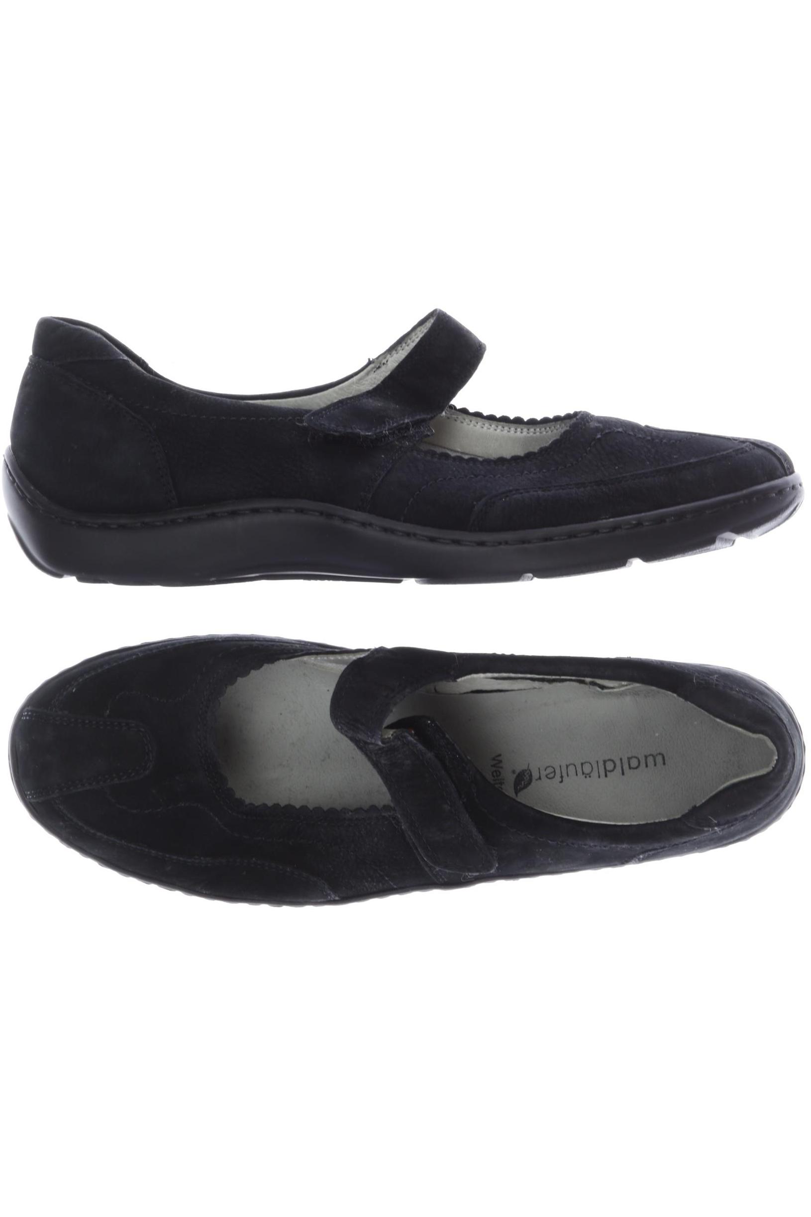 

waldläufer Damen Ballerinas, schwarz, Gr. 6.5