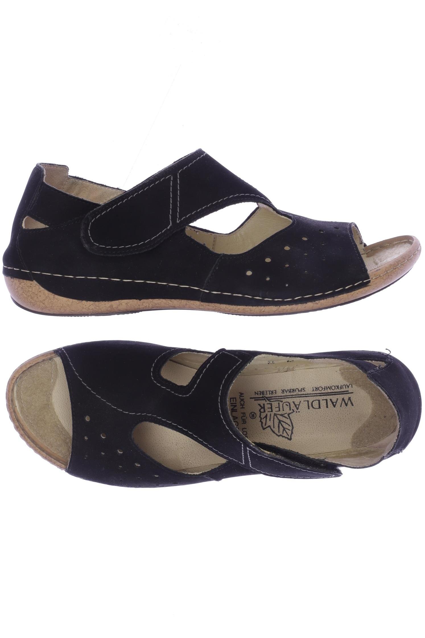 

waldläufer Damen Sandale, schwarz, Gr. 6.5