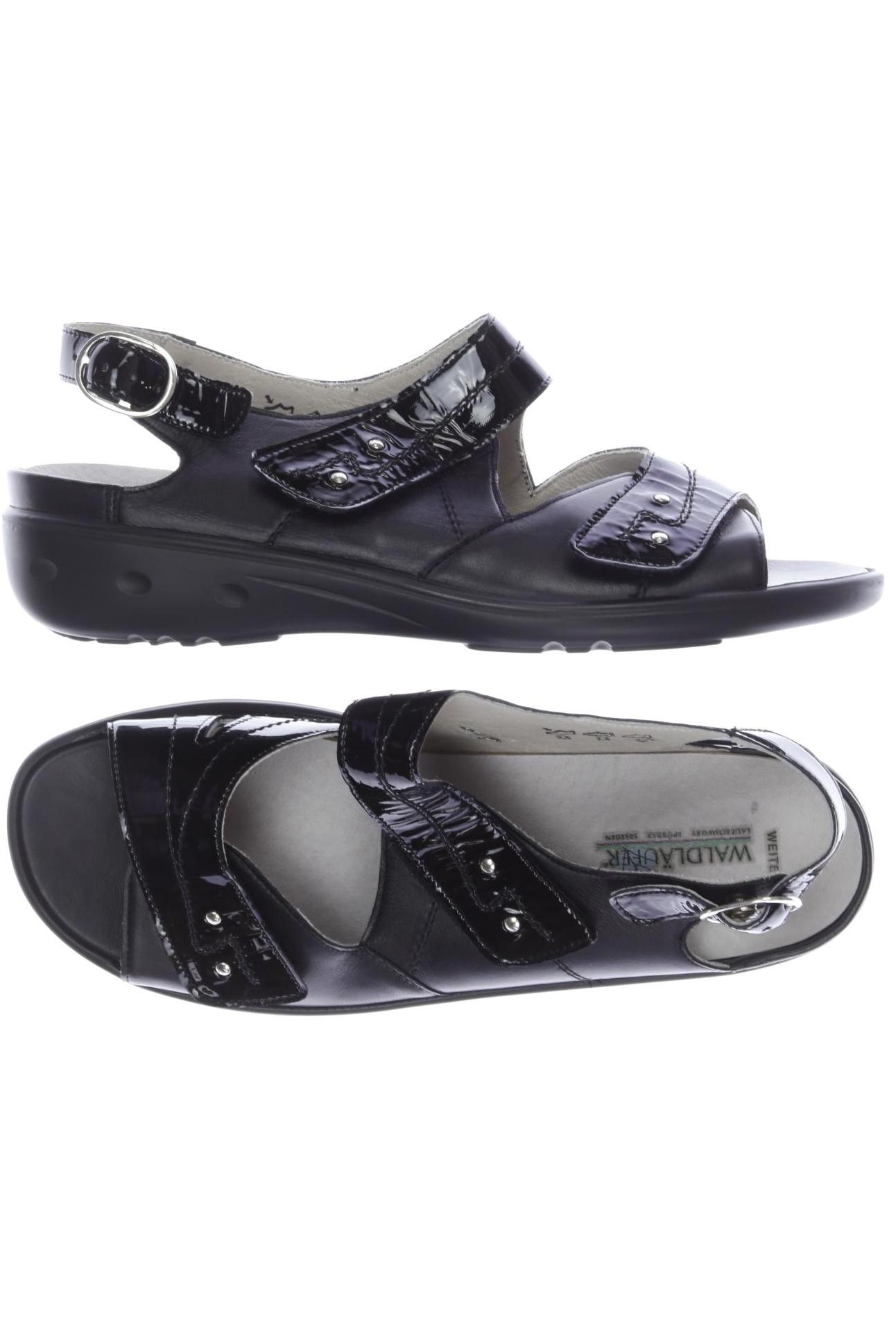 

waldläufer Damen Sandale, schwarz, Gr. 7