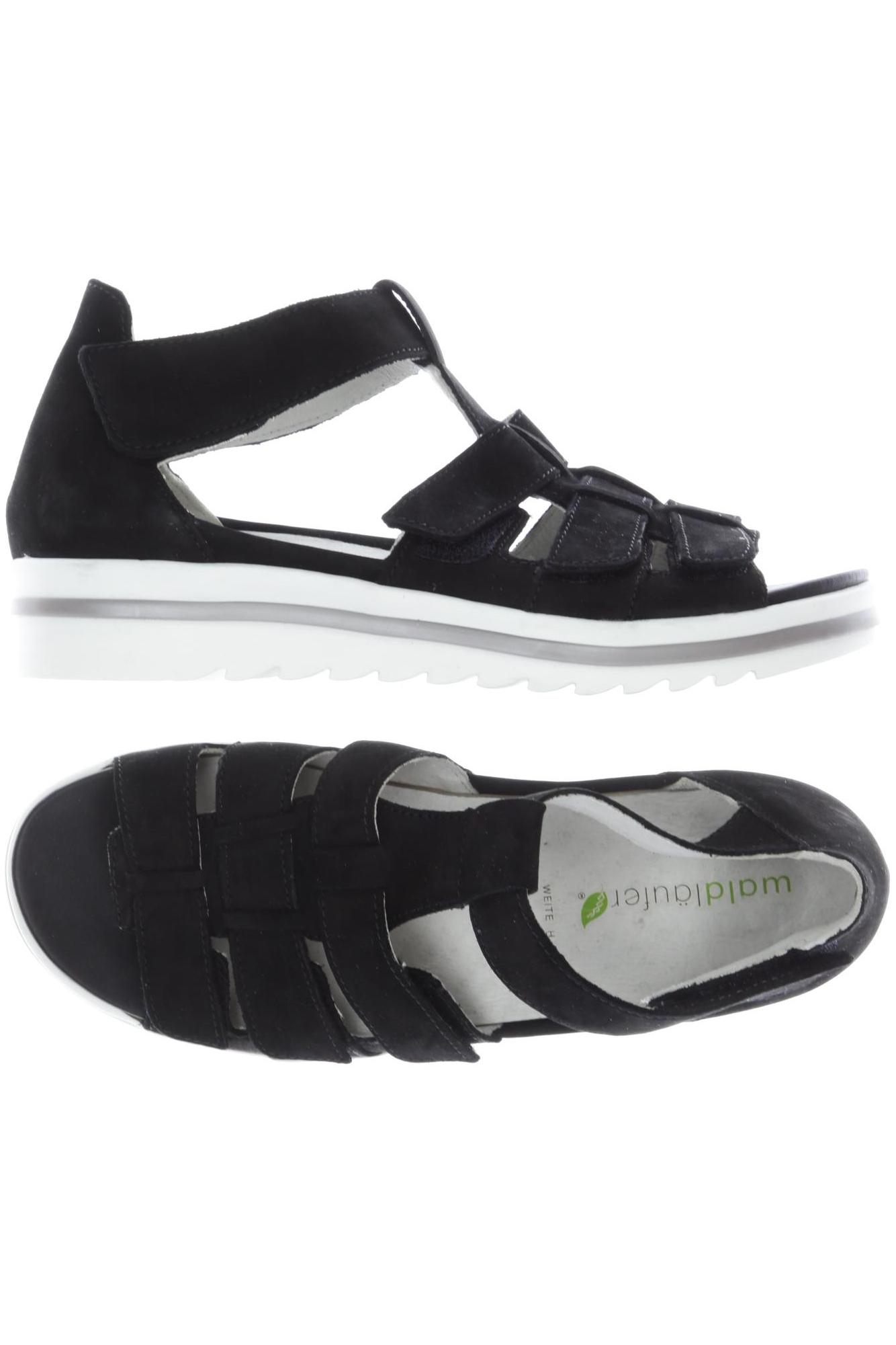 

waldläufer Damen Sandale, schwarz, Gr. 4.5