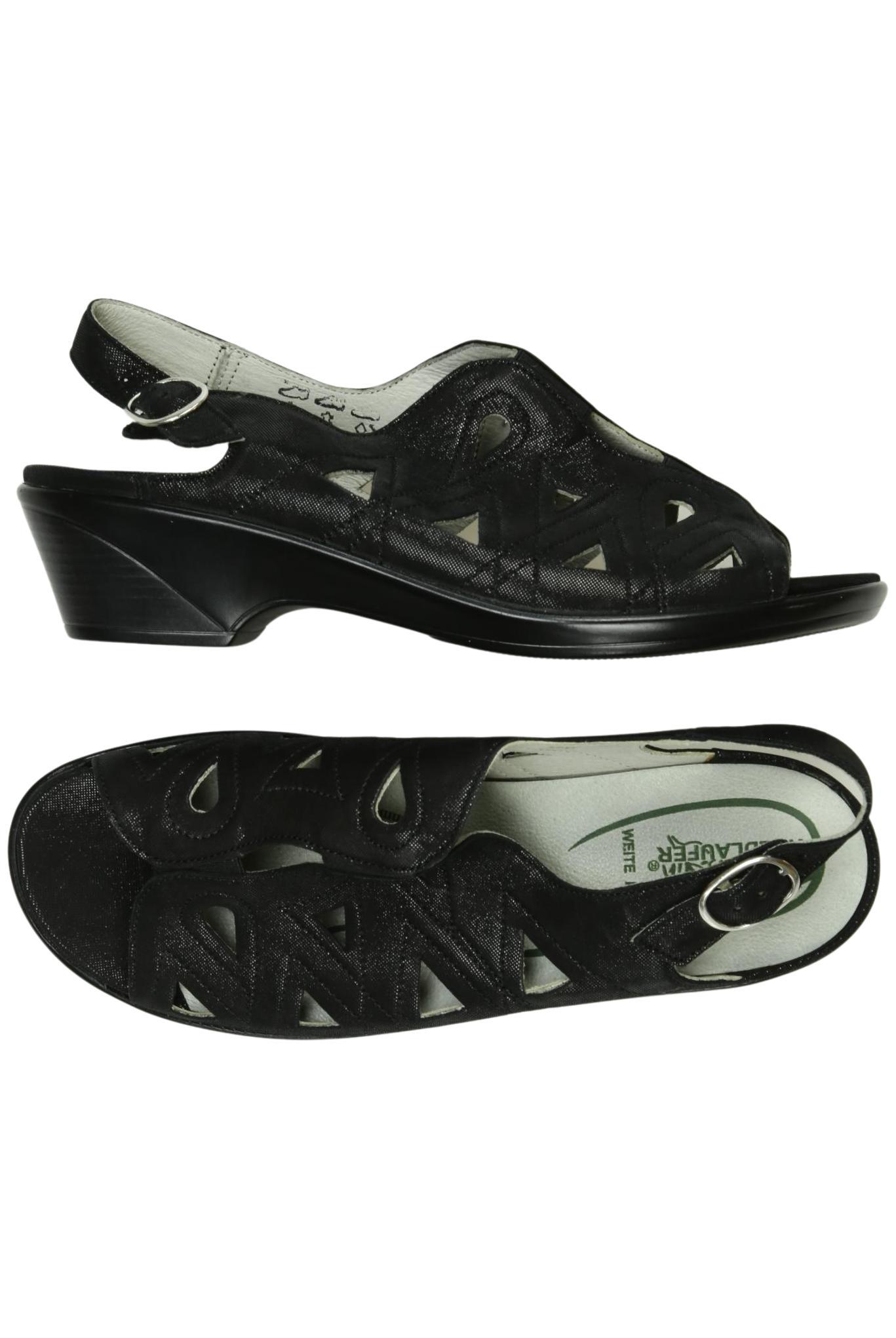 

waldläufer Damen Sandale, schwarz, Gr. 7