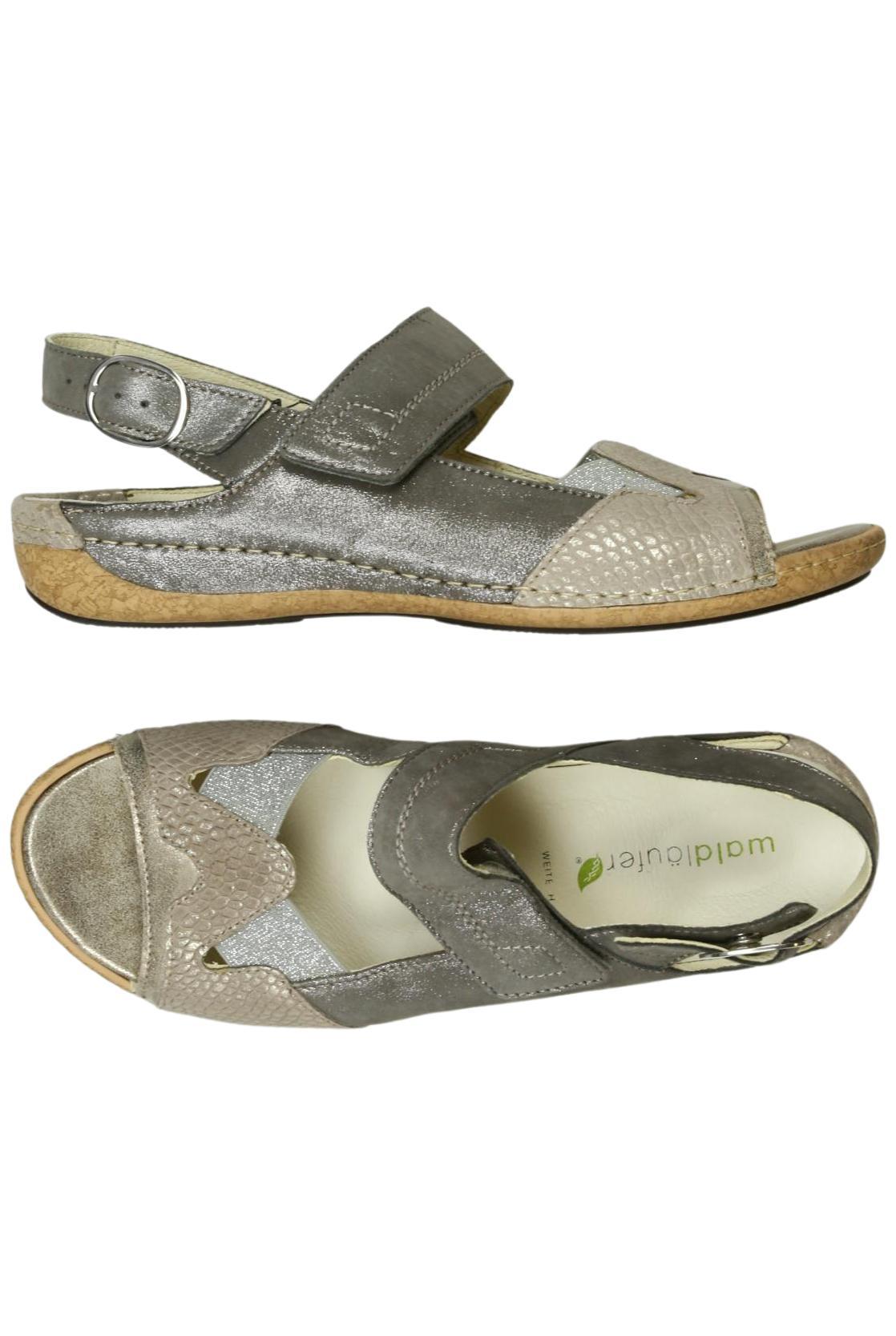 

waldläufer Damen Sandale, silber, Gr. 6