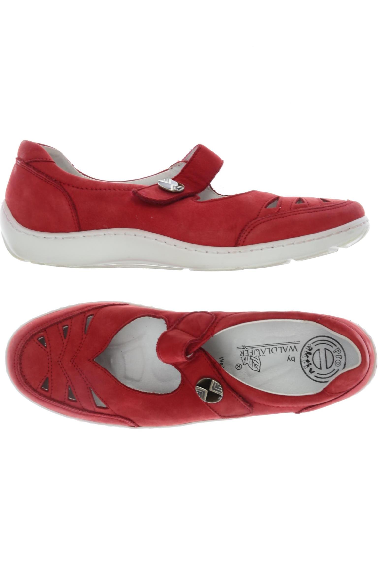 

waldläufer Damen Ballerinas, rot, Gr. 6.5