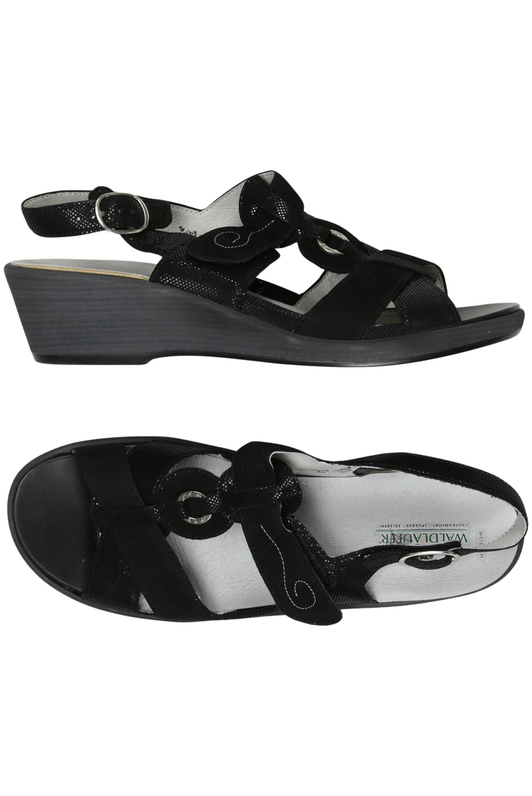 

waldläufer Damen Sandale, schwarz, Gr. 8