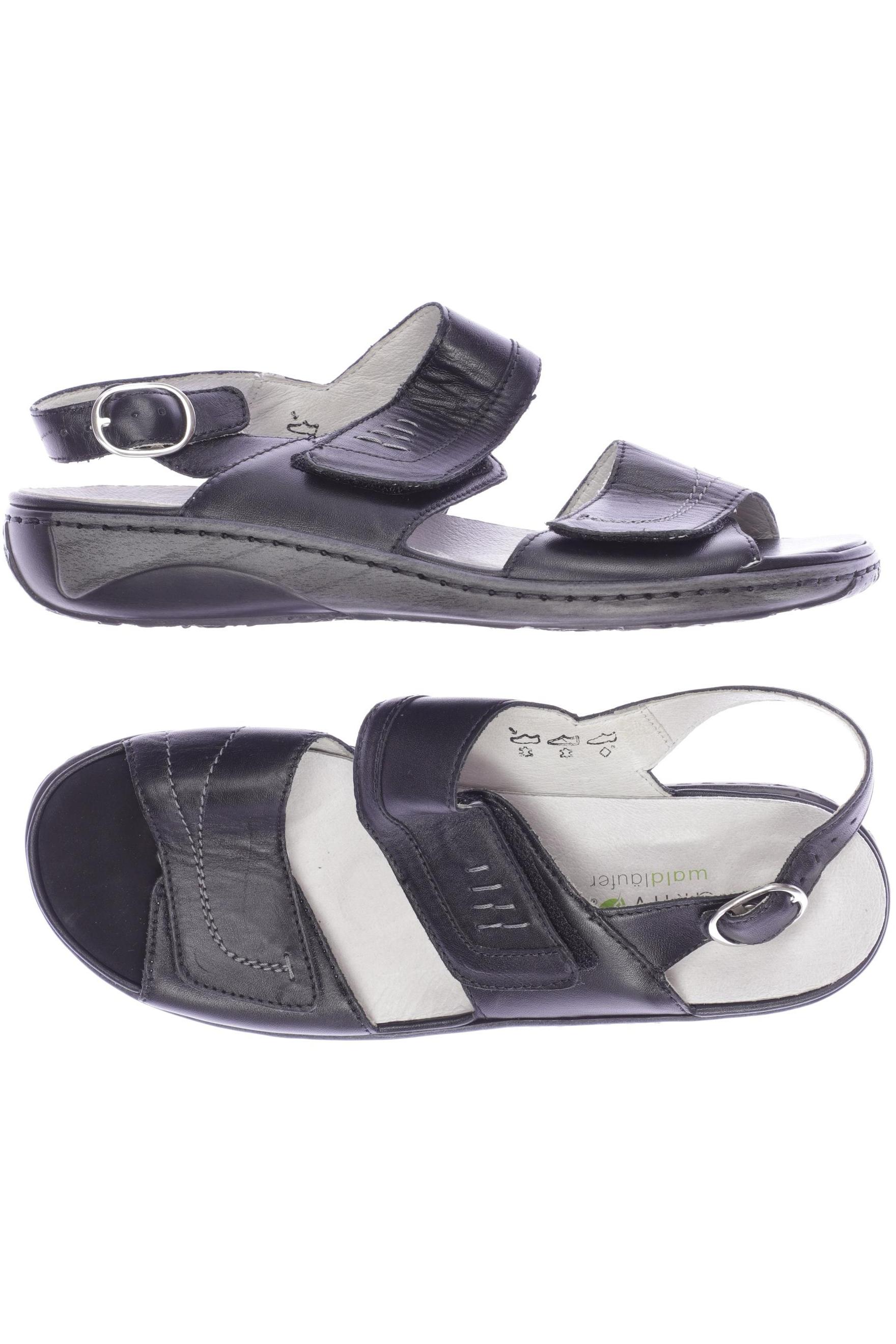 

waldläufer Damen Sandale, schwarz, Gr. 6.5