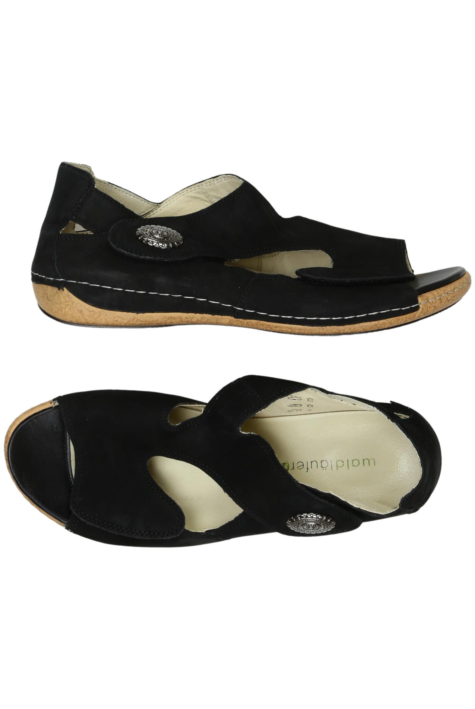 

waldläufer Damen Sandale, schwarz, Gr. 6.5