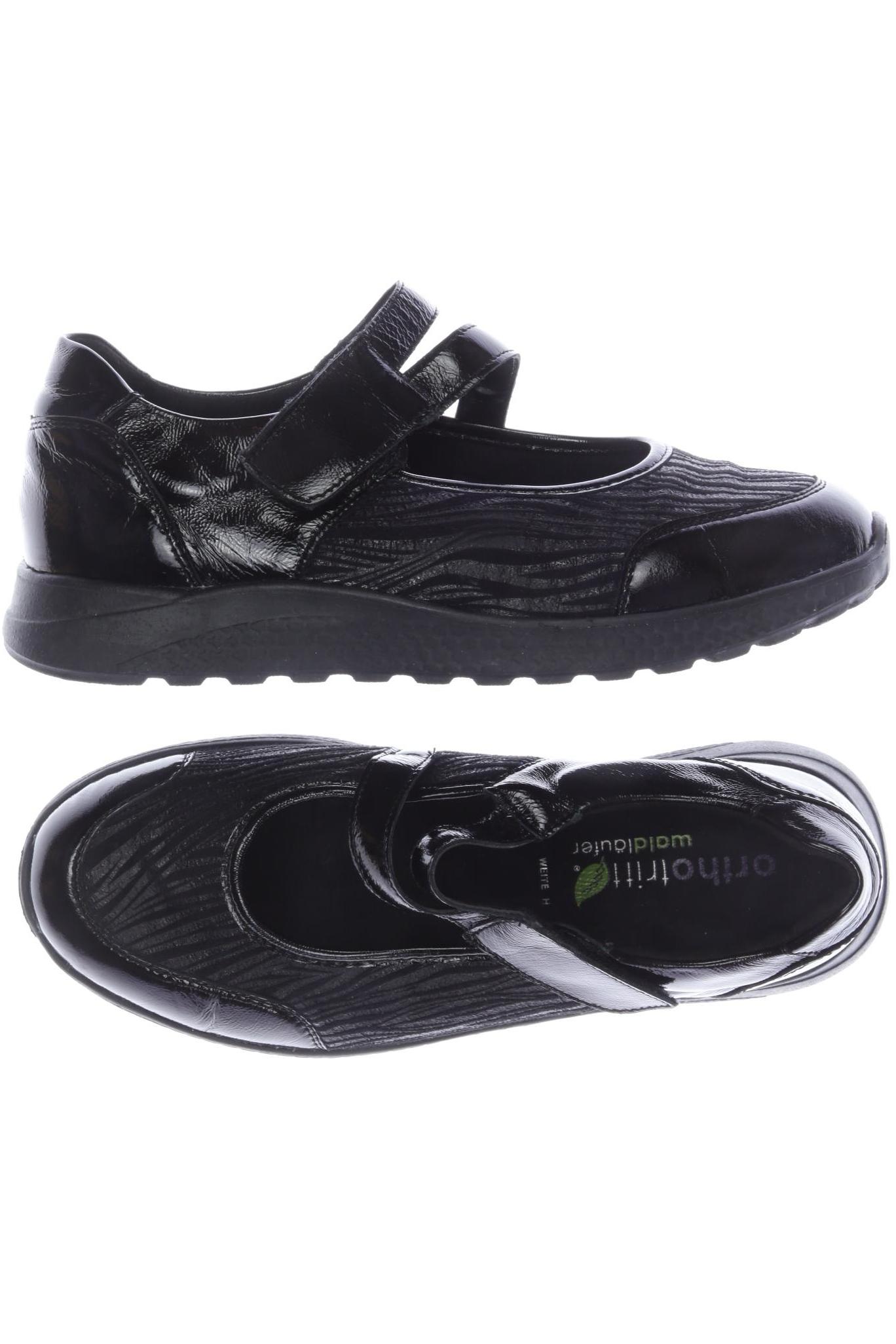 

waldläufer Damen Halbschuh, schwarz, Gr. 3.5