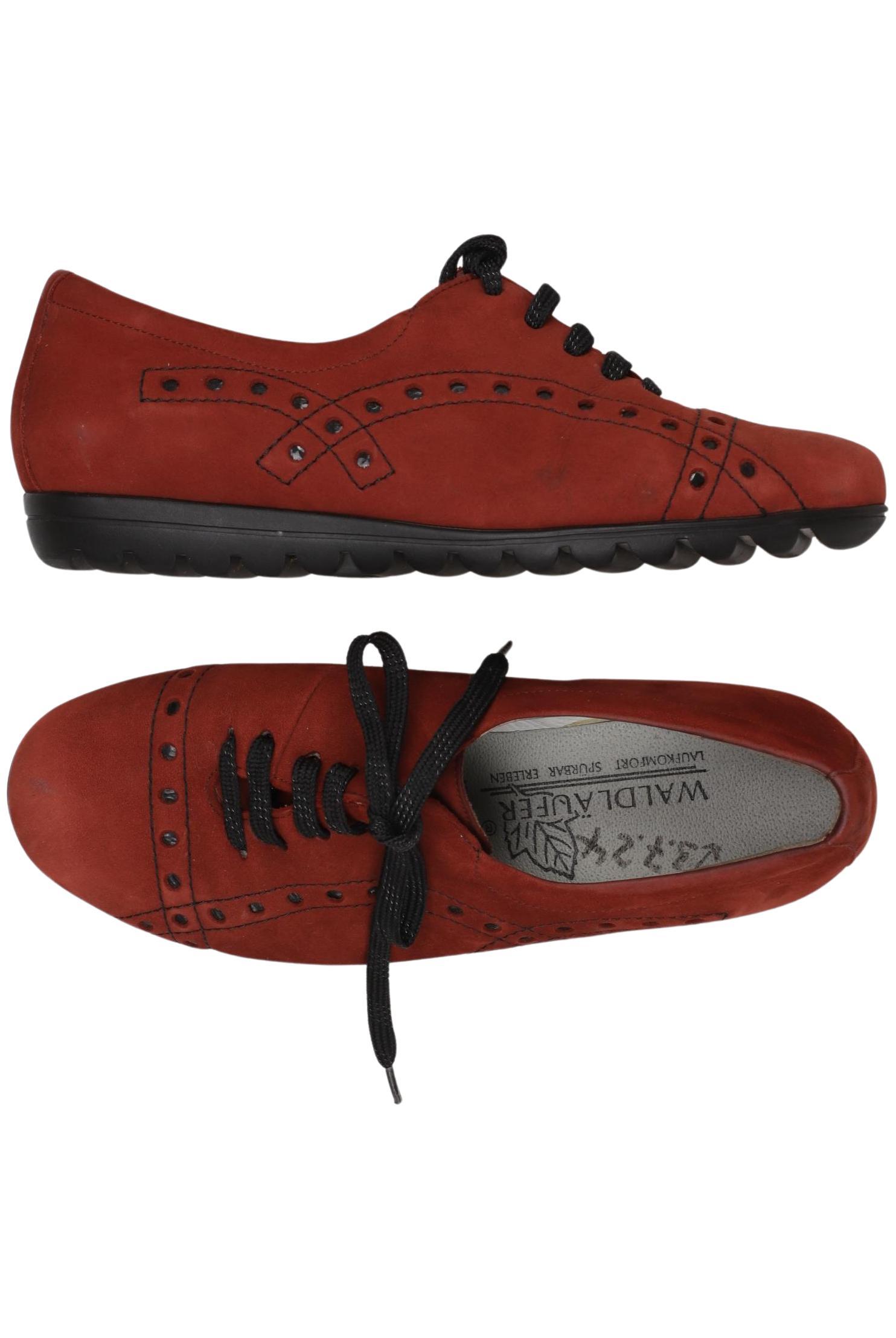 

waldläufer Damen Halbschuh, rot, Gr. 4.5