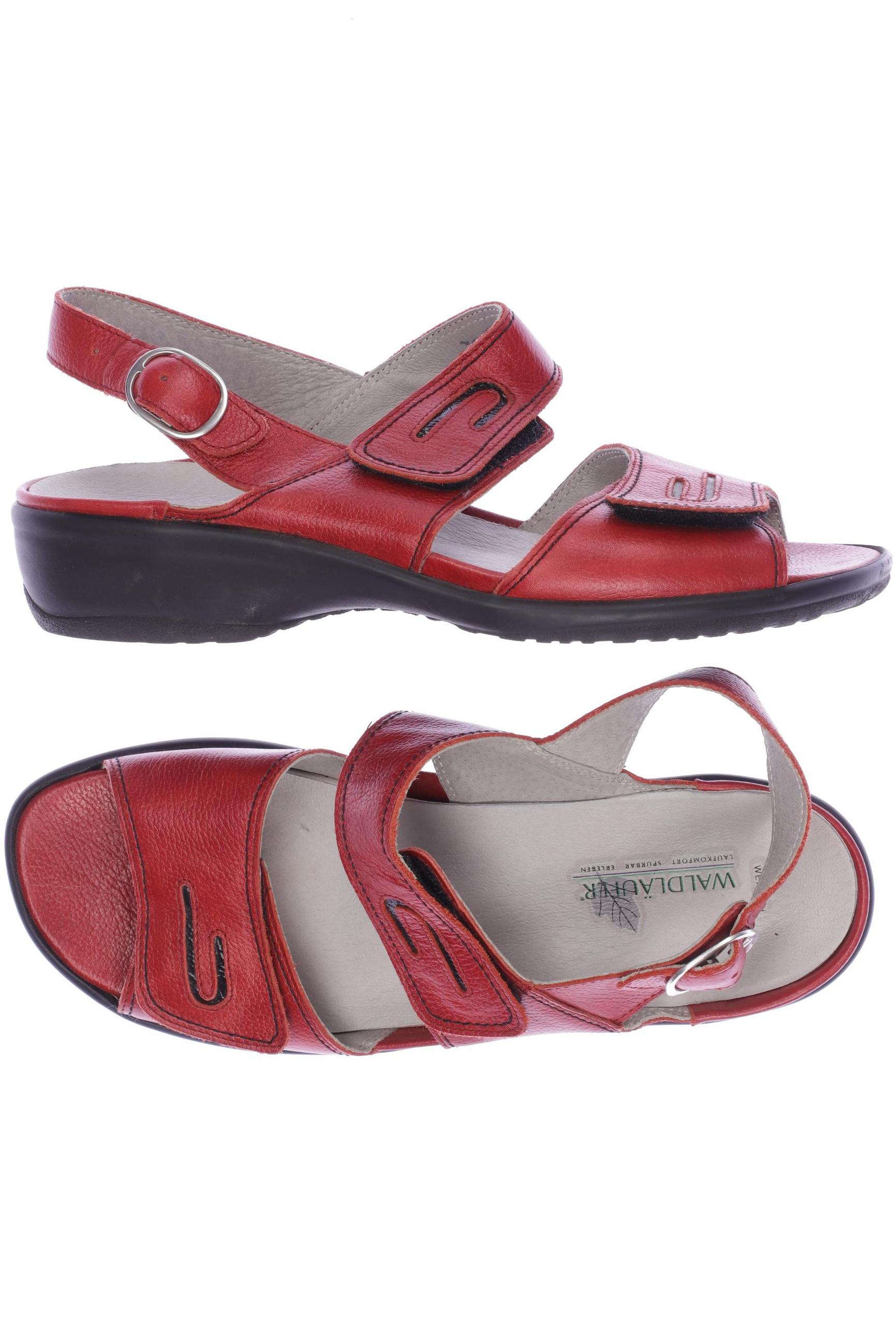 

waldläufer Damen Sandale, rot, Gr. 5.5
