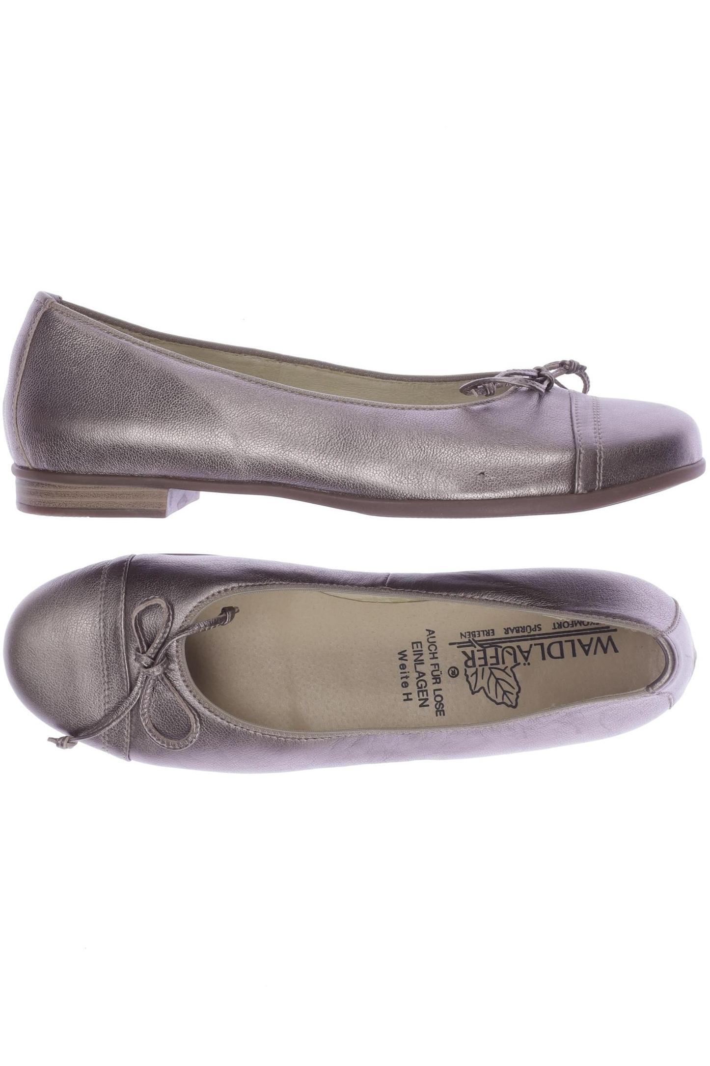 

waldläufer Damen Ballerinas, silber, Gr. 7.5