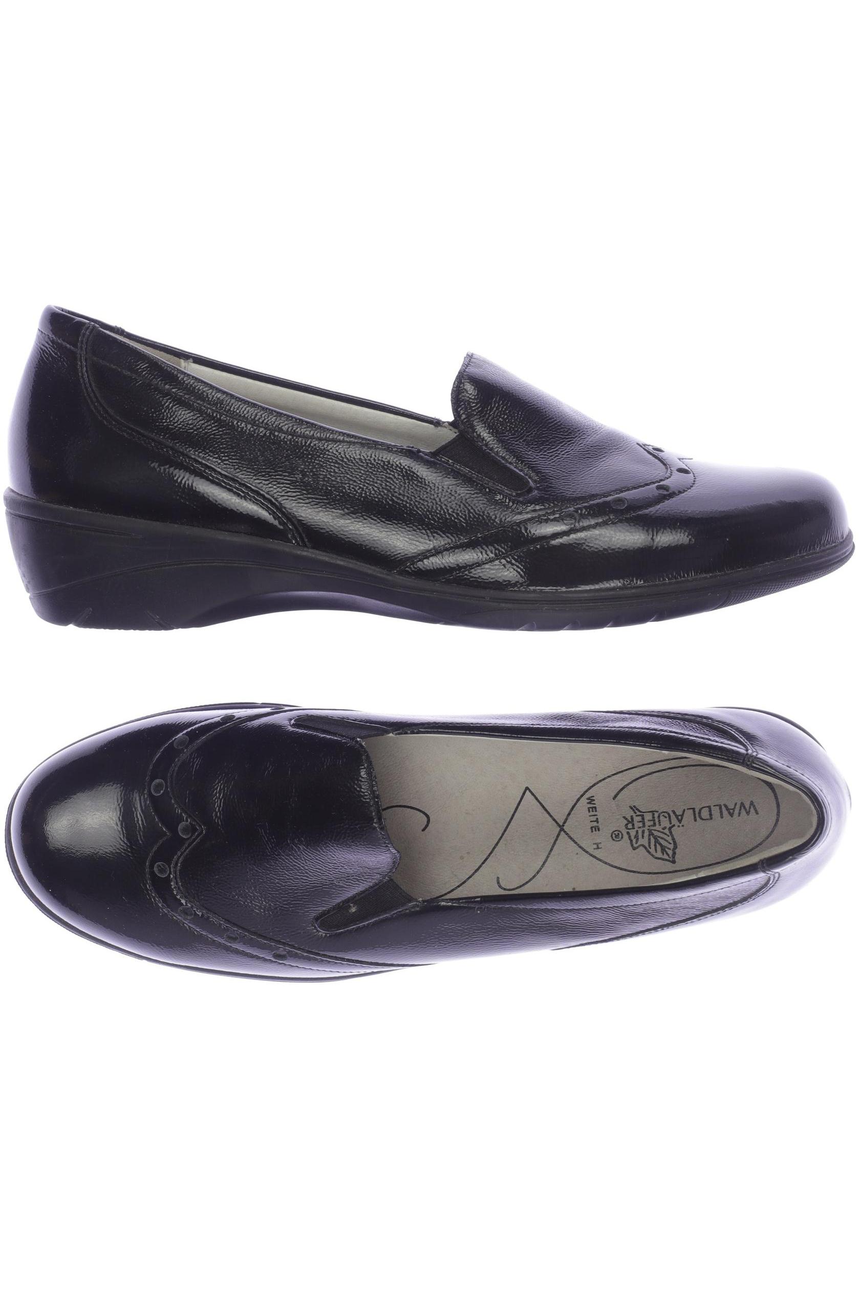 

waldläufer Damen Halbschuh, schwarz, Gr. 7.5