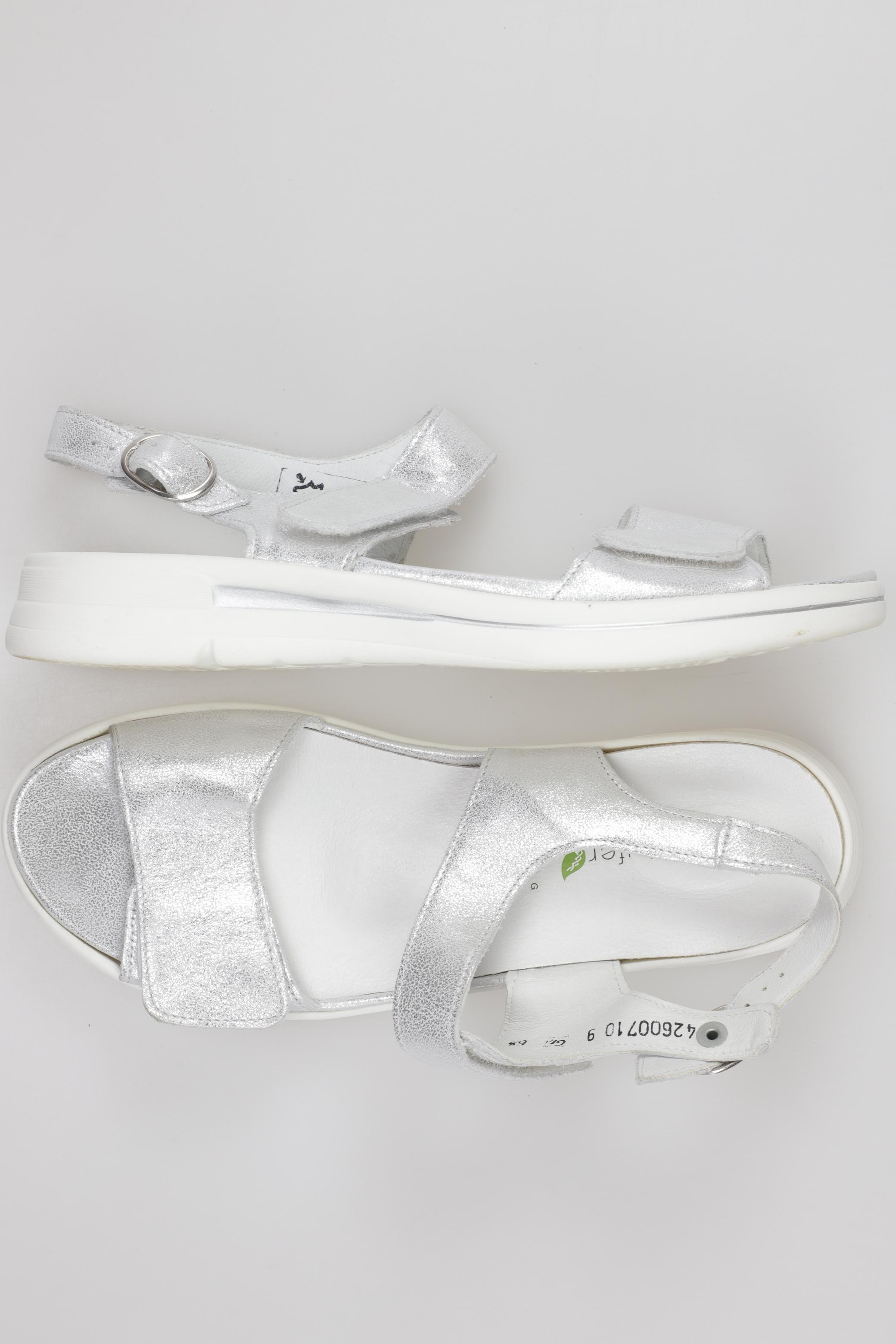 

waldläufer Damen Sandale, silber, Gr. 6.5