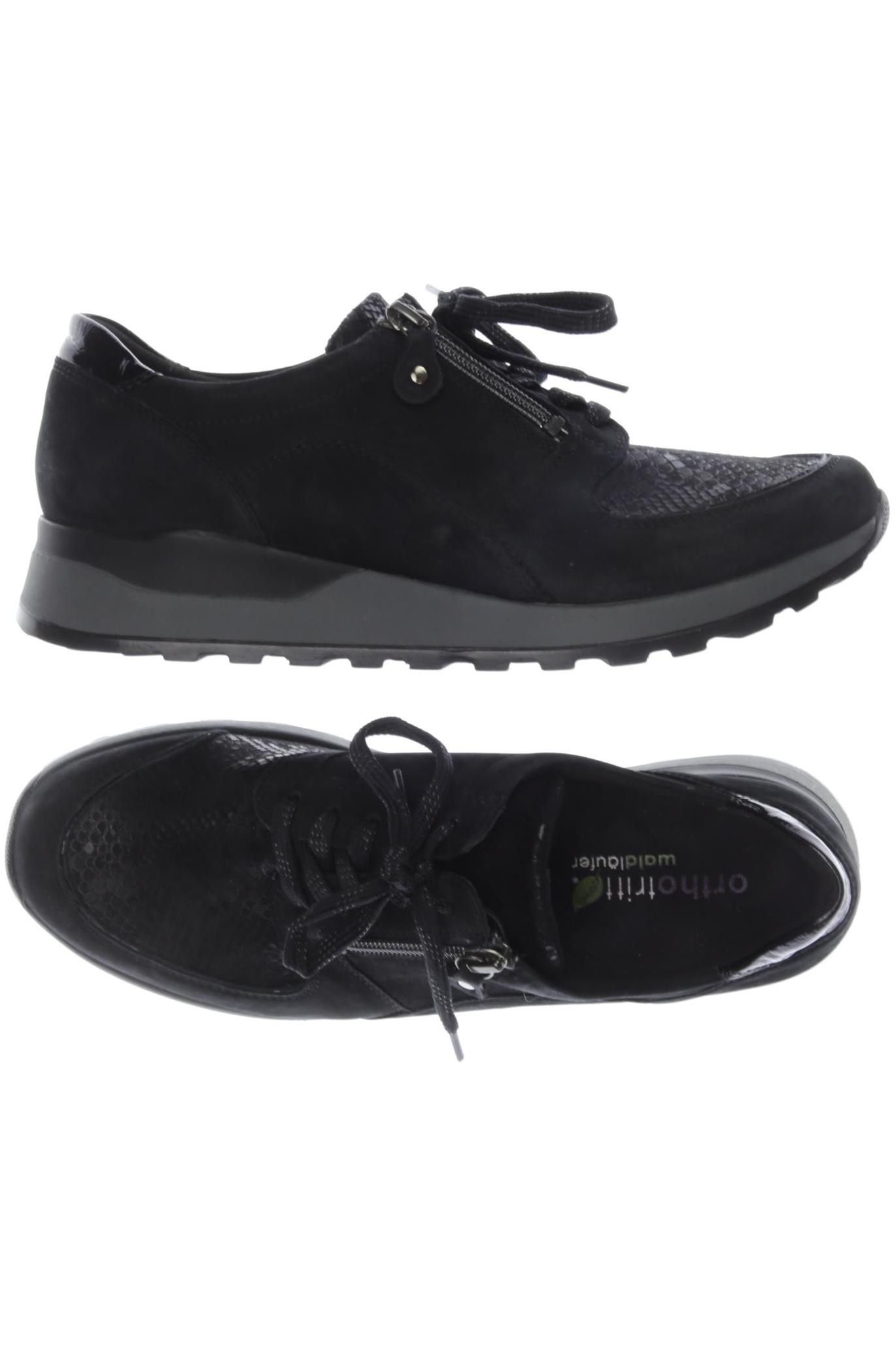

waldläufer Damen Halbschuh, schwarz, Gr. 7.5