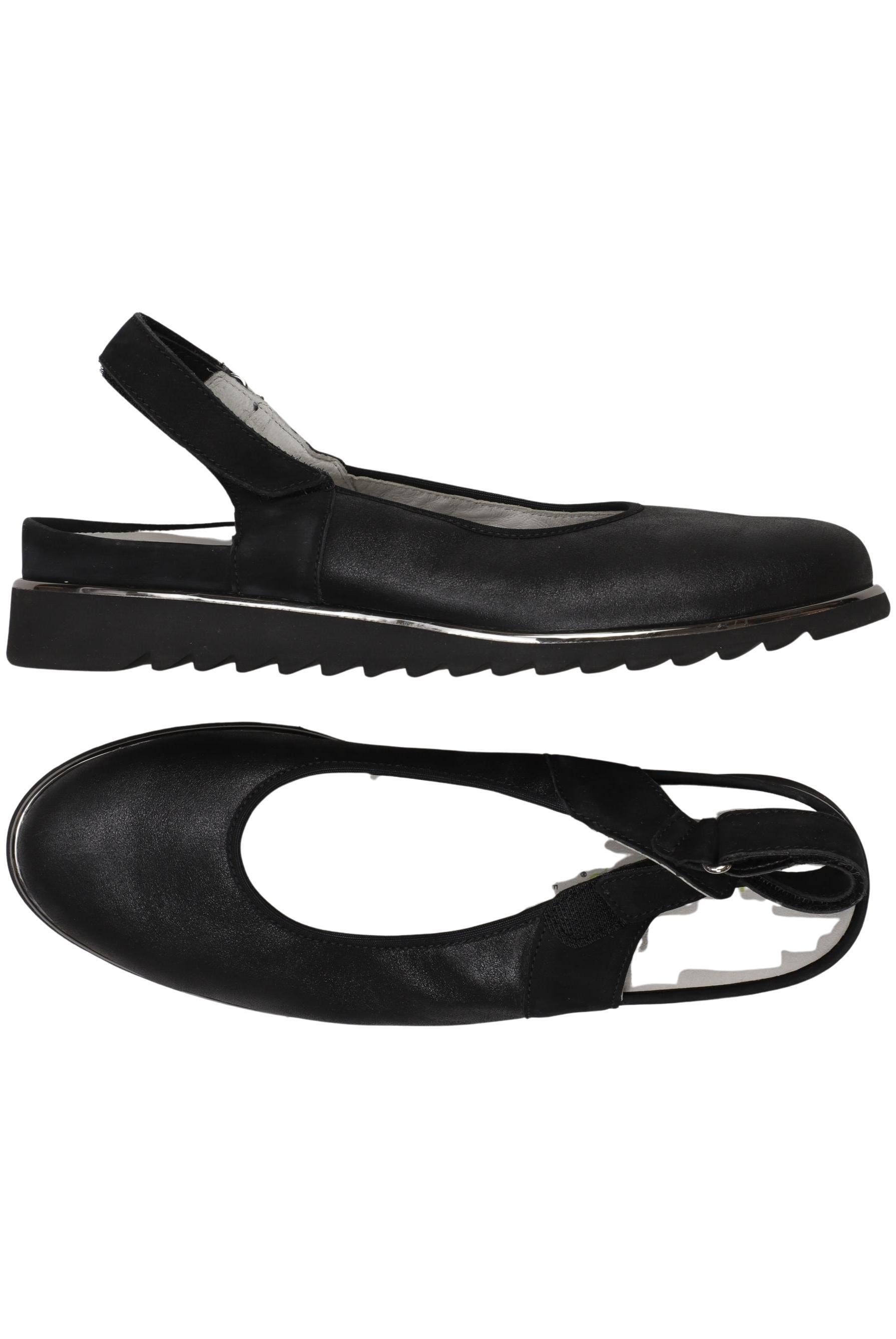

waldläufer Damen Ballerinas, schwarz, Gr. 6