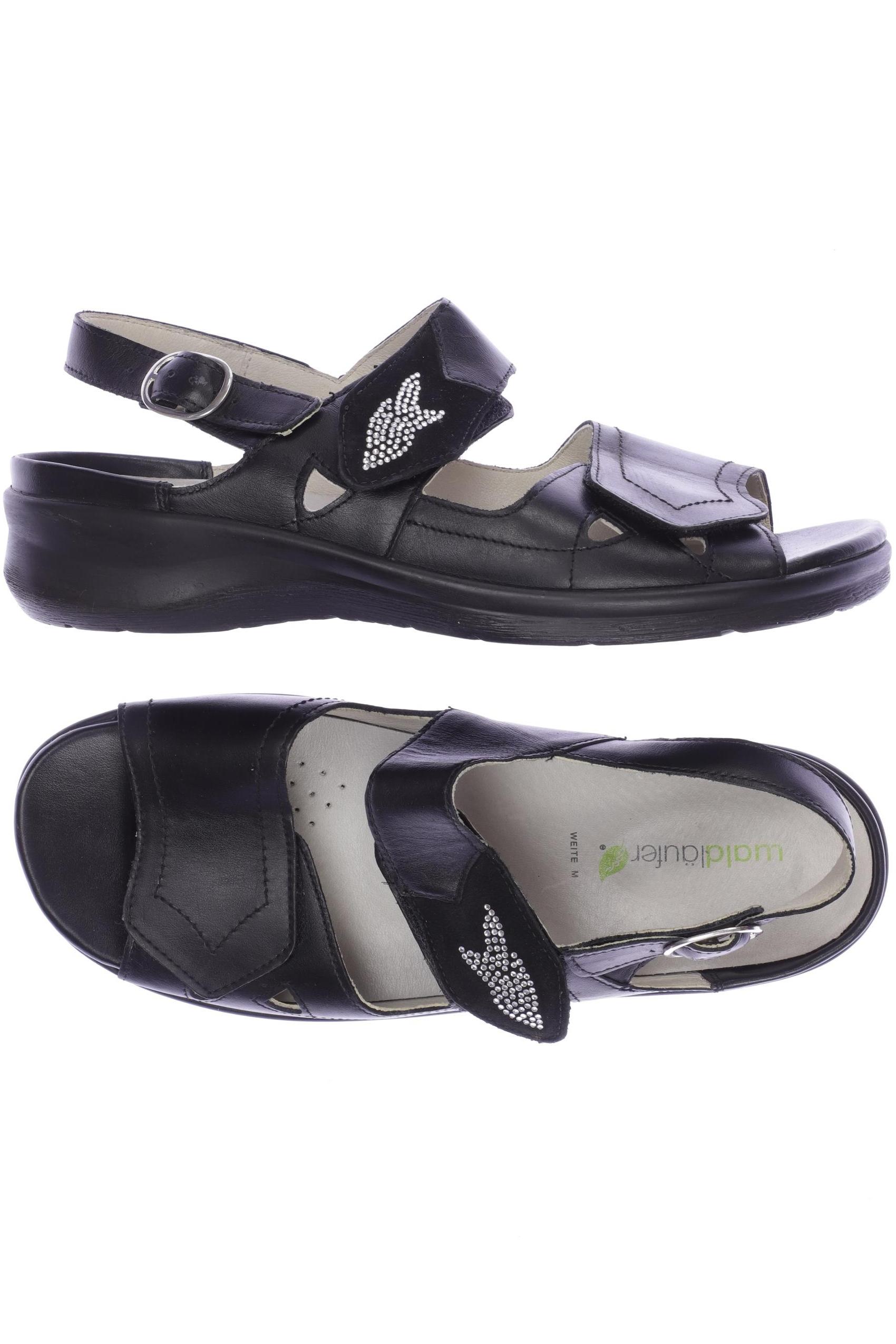 

waldläufer Damen Sandale, schwarz, Gr. 8