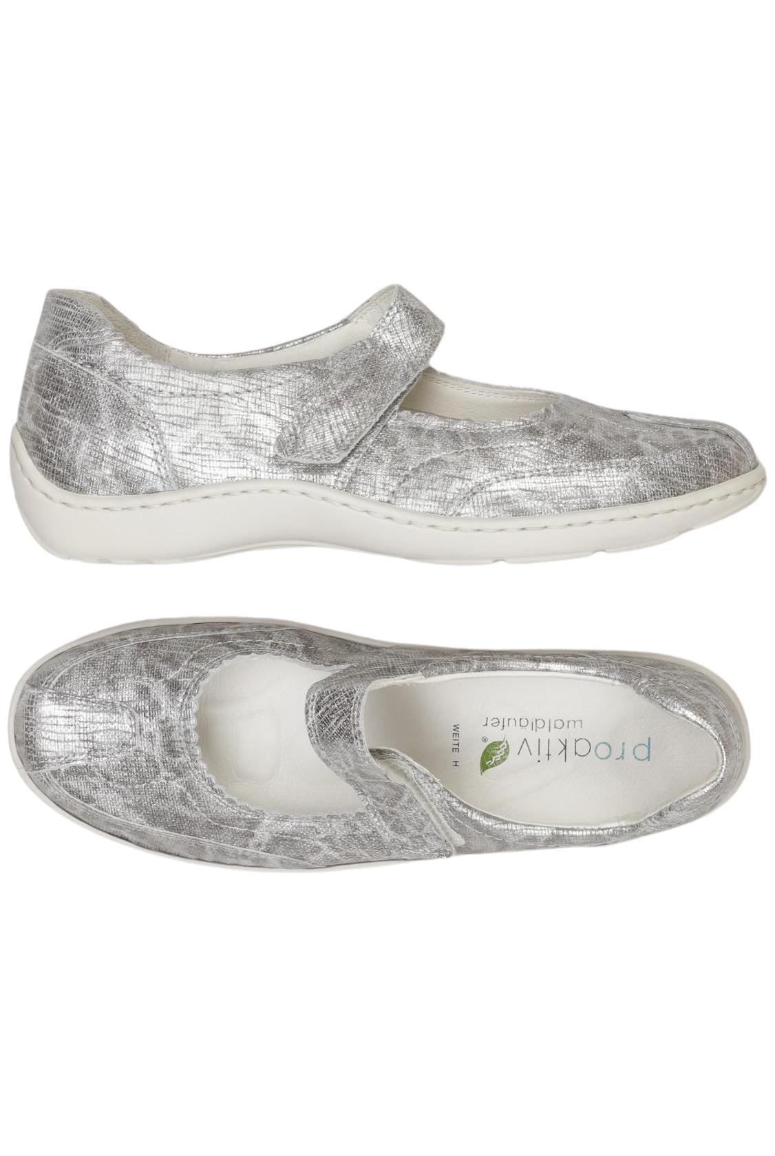 

waldläufer Damen Ballerinas, silber, Gr. 4.5