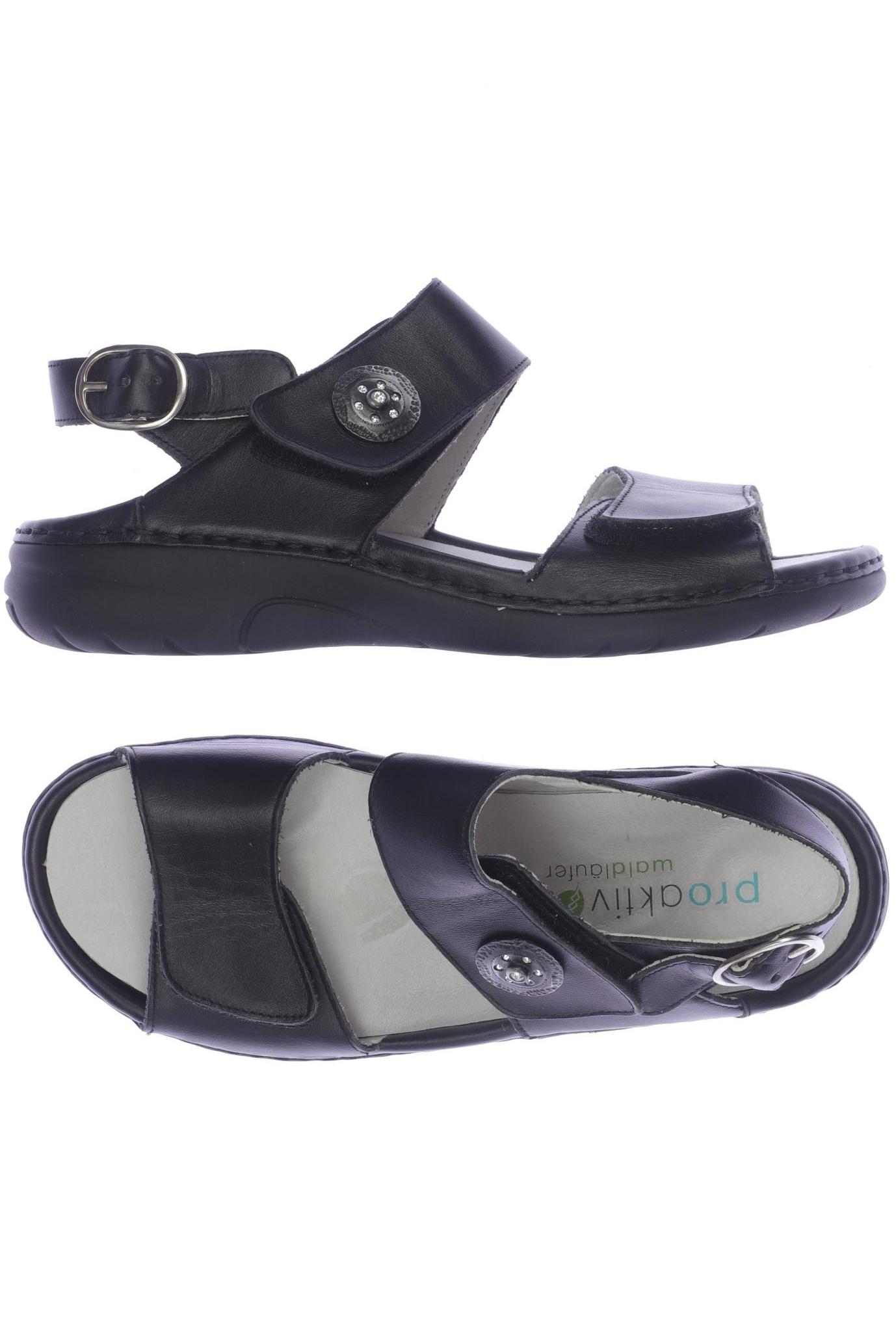 

waldläufer Damen Sandale, schwarz, Gr. 3