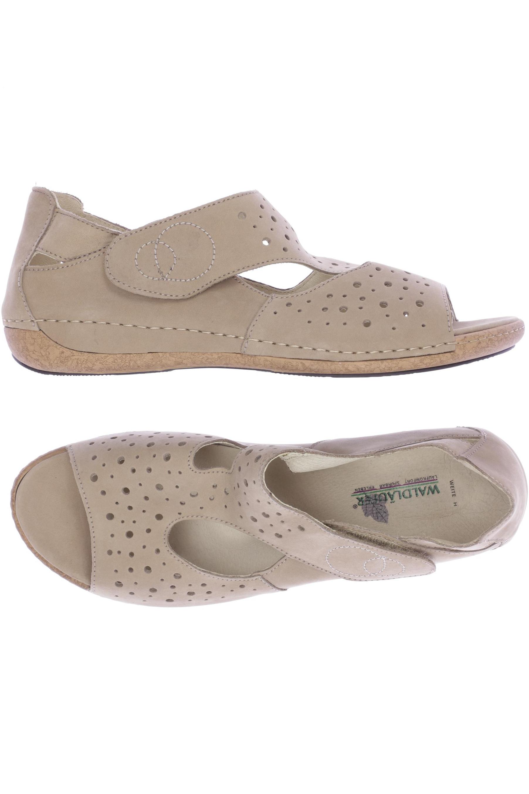 

waldläufer Damen Sandale, beige, Gr. 7.5