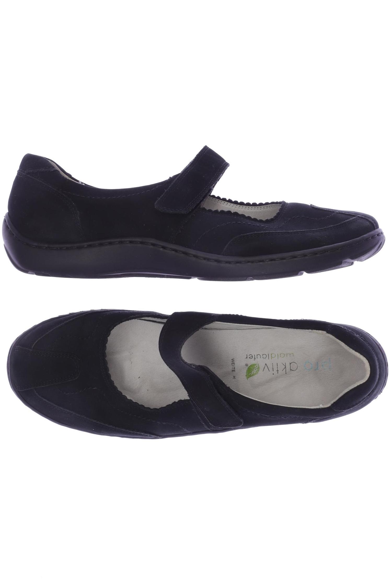 

waldläufer Damen Ballerinas, schwarz, Gr. 7.5