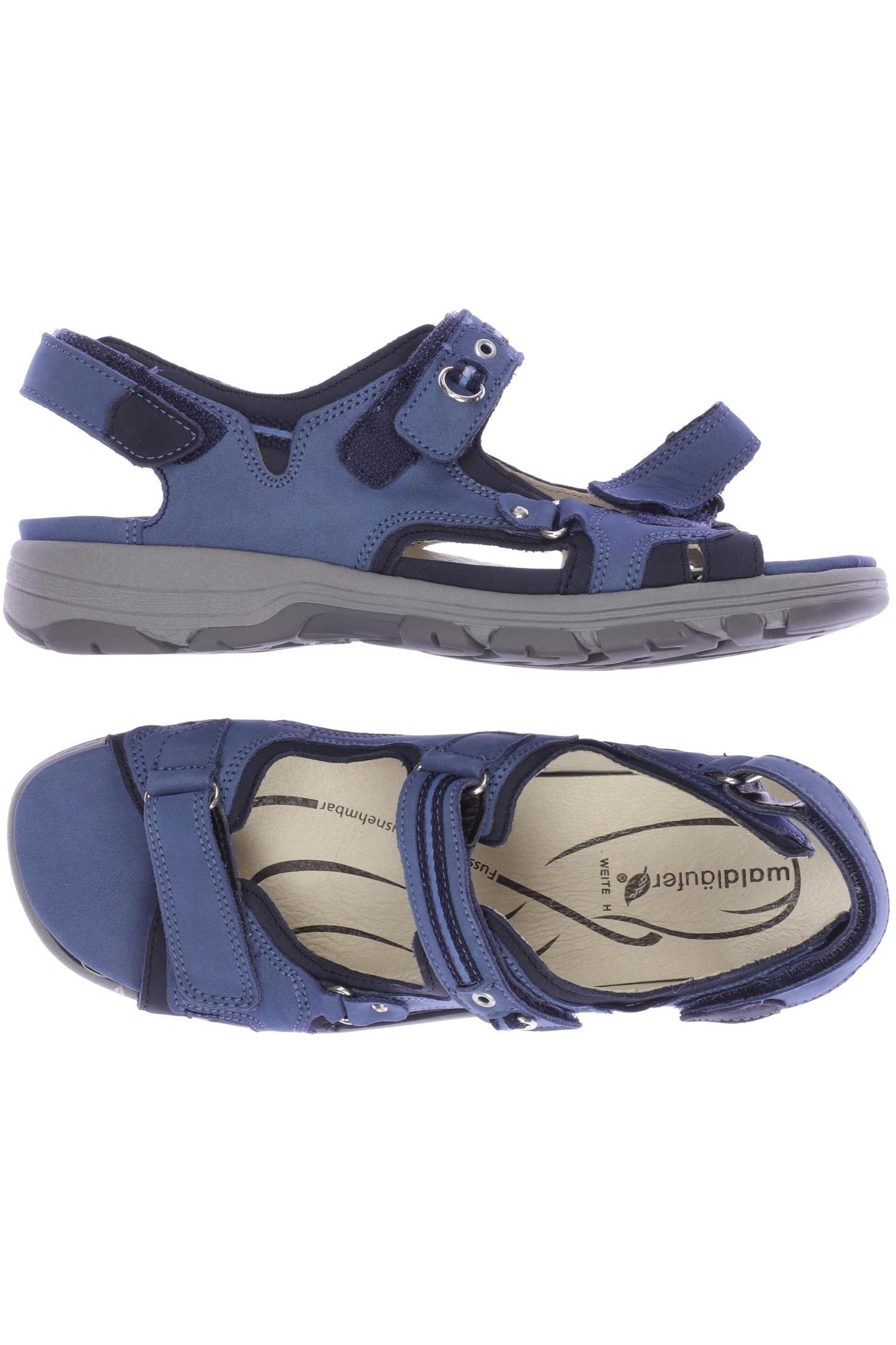 

waldläufer Damen Sandale, blau, Gr. 6.5