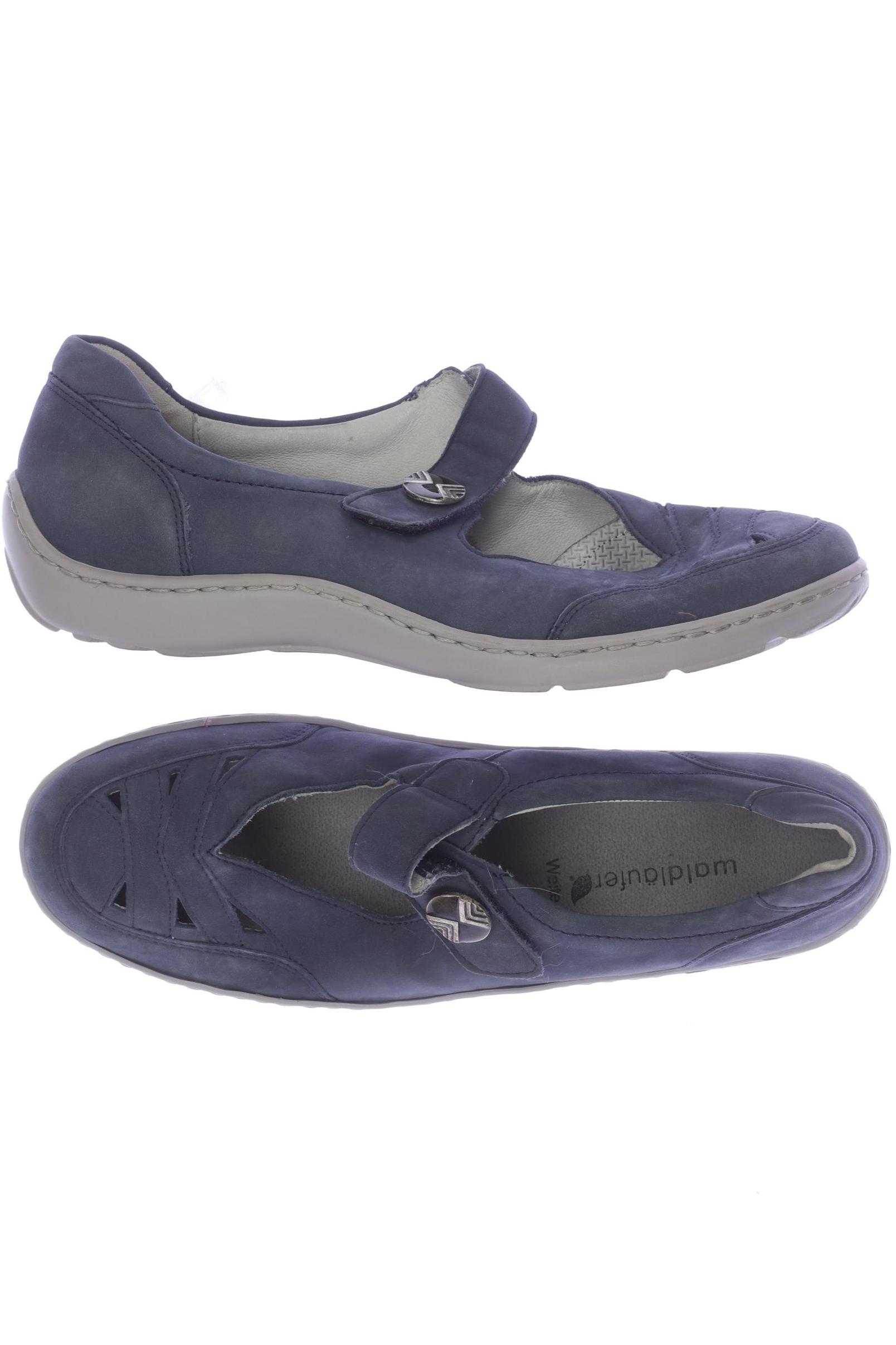 

waldläufer Damen Ballerinas, blau, Gr. 6.5