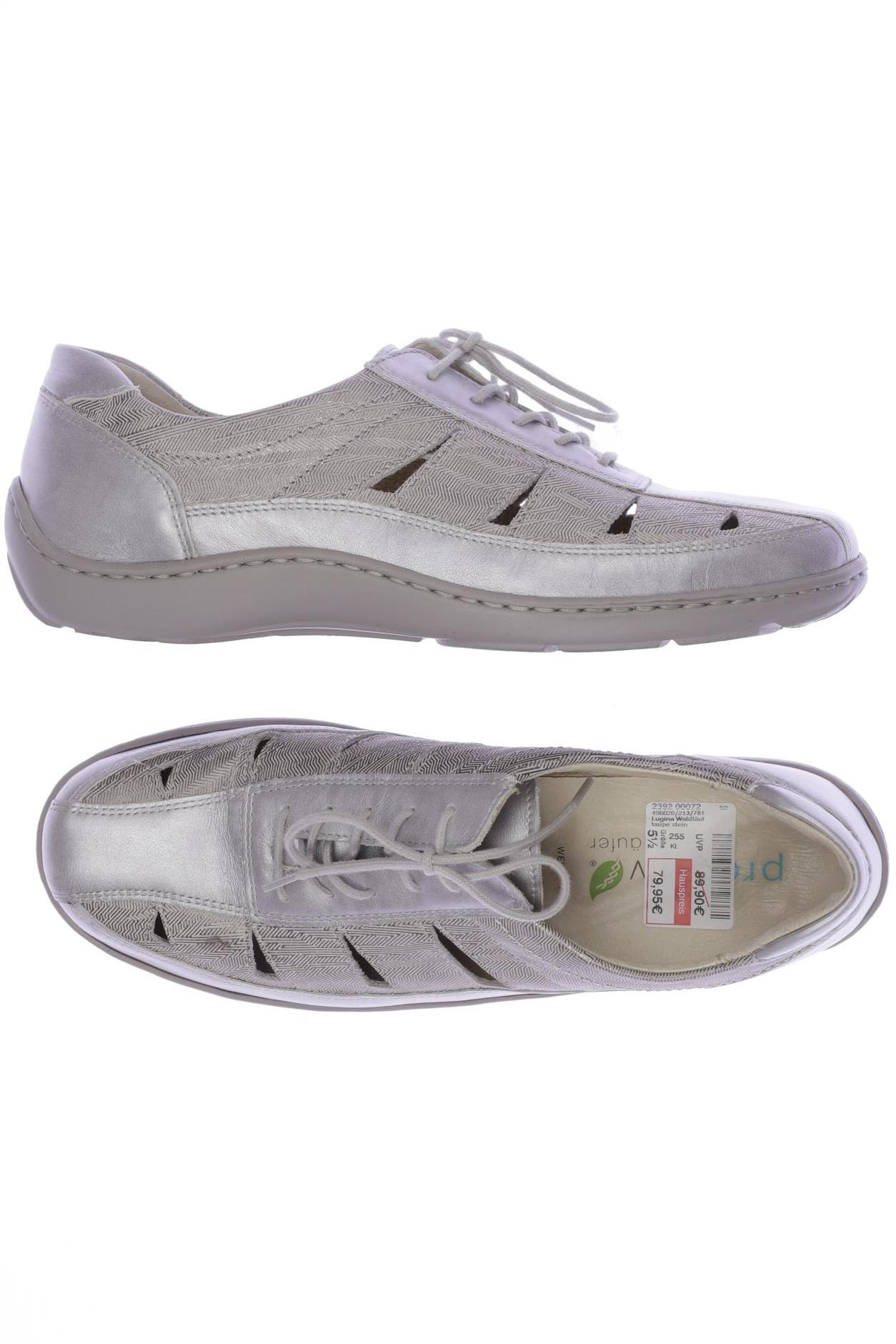 

waldläufer Damen Halbschuh, silber, Gr. 5.5