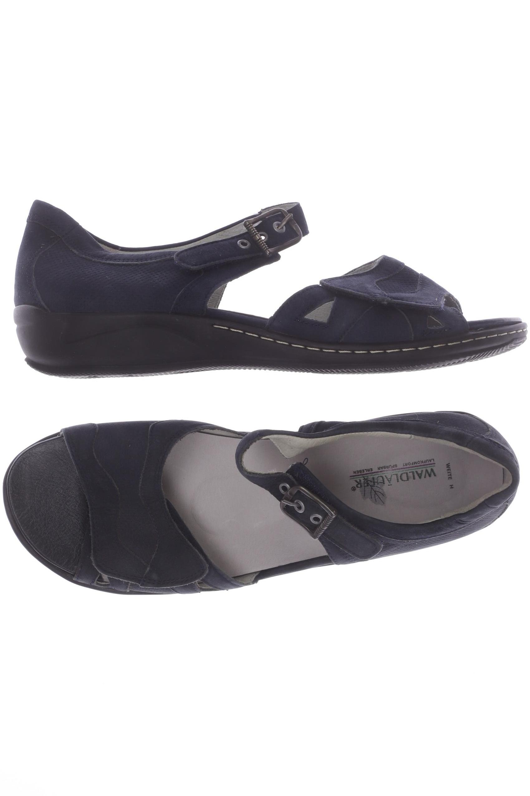

waldläufer Damen Sandale, marineblau, Gr. 7.5