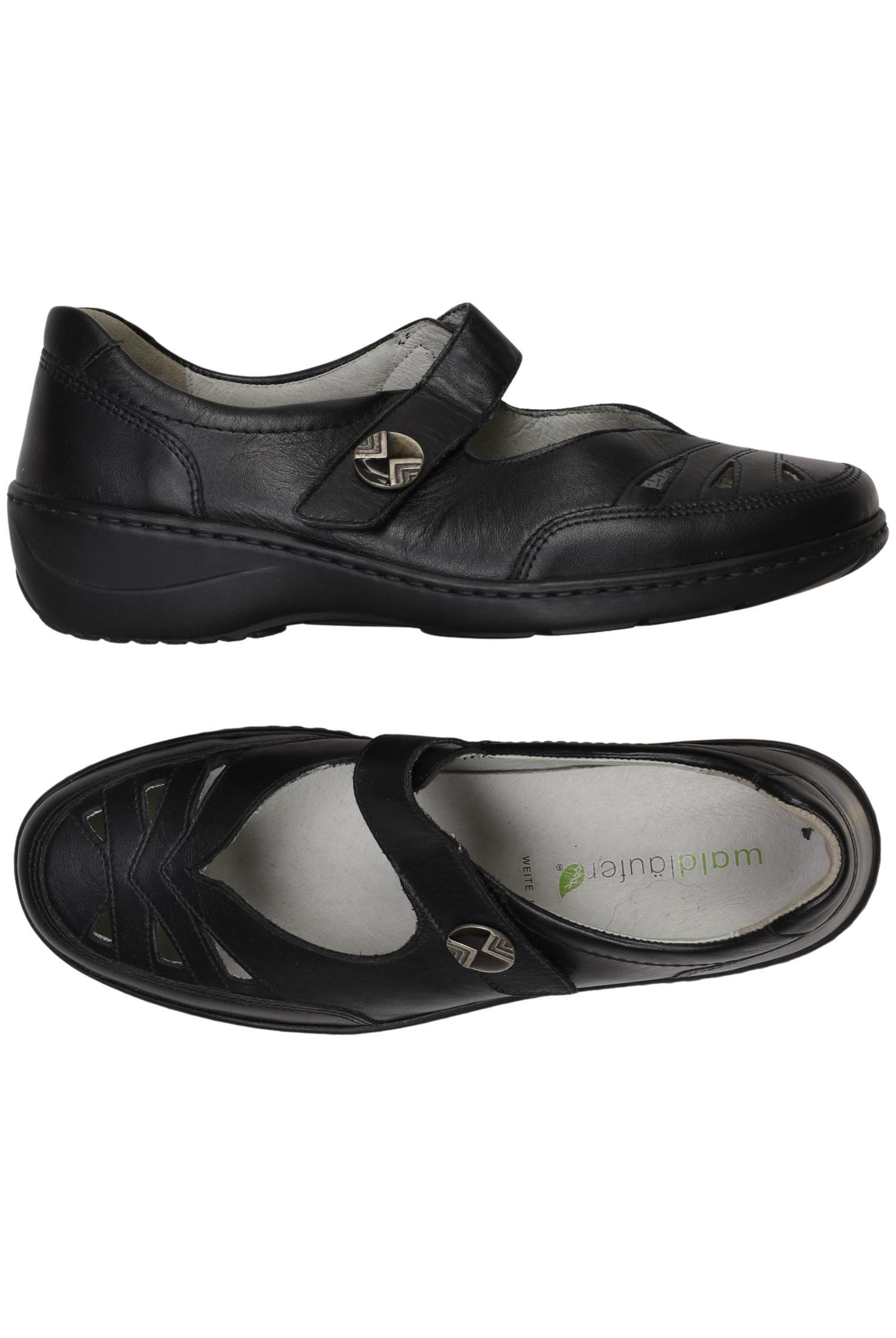 

waldläufer Damen Halbschuh, schwarz, Gr. 4.5