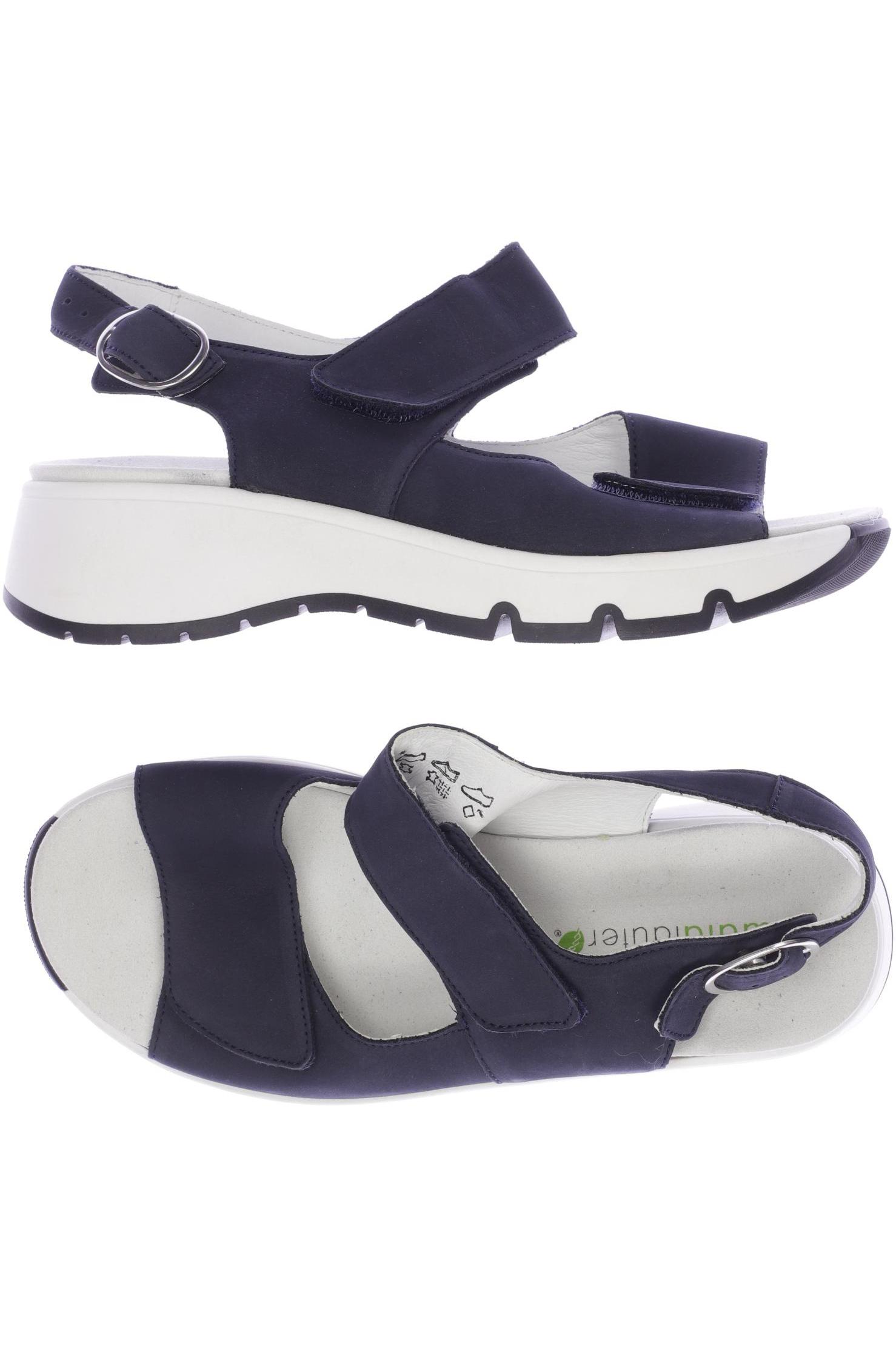 

waldläufer Damen Sandale, marineblau, Gr. 3.5