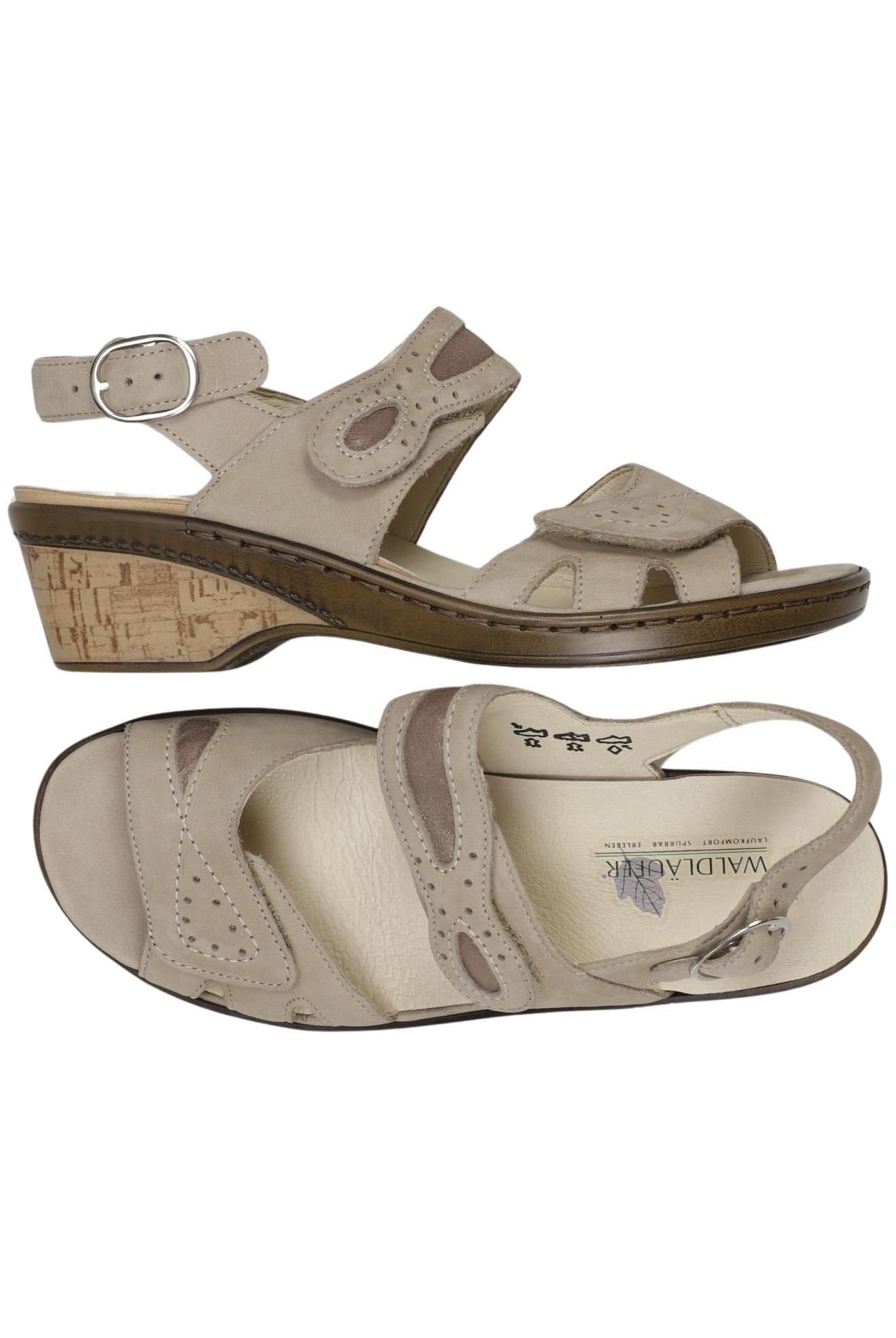 

waldläufer Damen Sandale, beige, Gr. 4.5