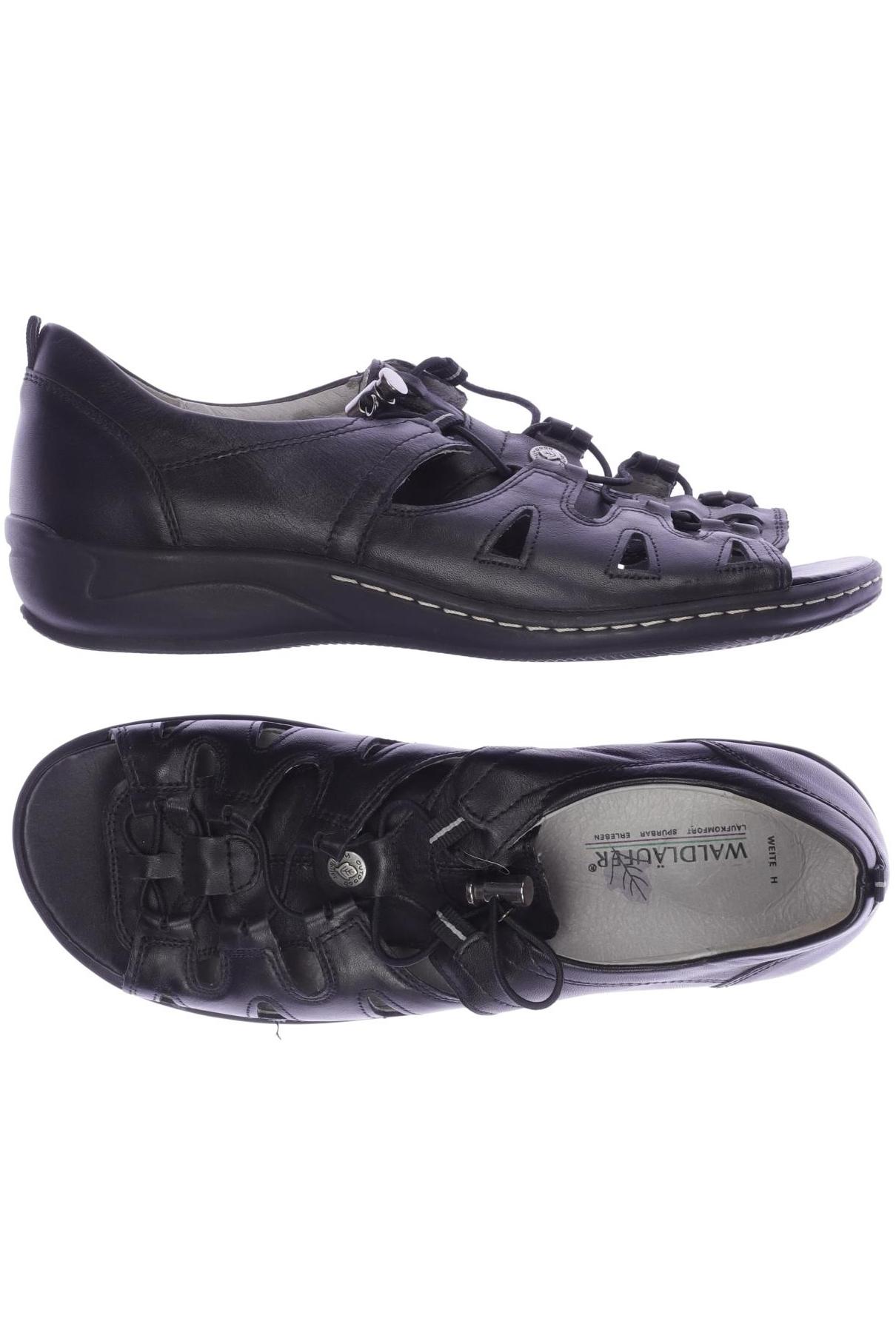 

waldläufer Damen Sandale, schwarz, Gr. 5