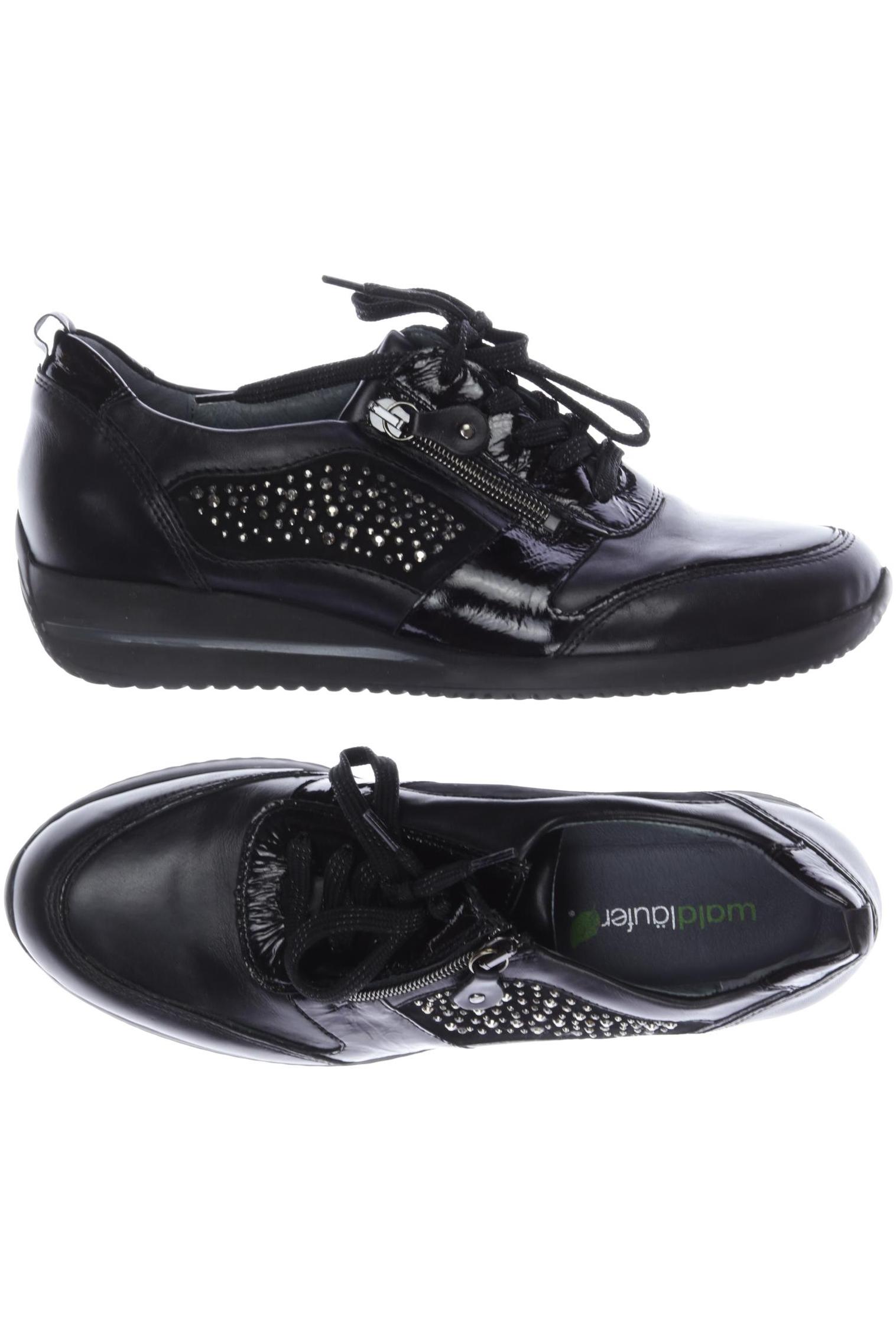 

waldläufer Damen Halbschuh, schwarz, Gr. 6.5