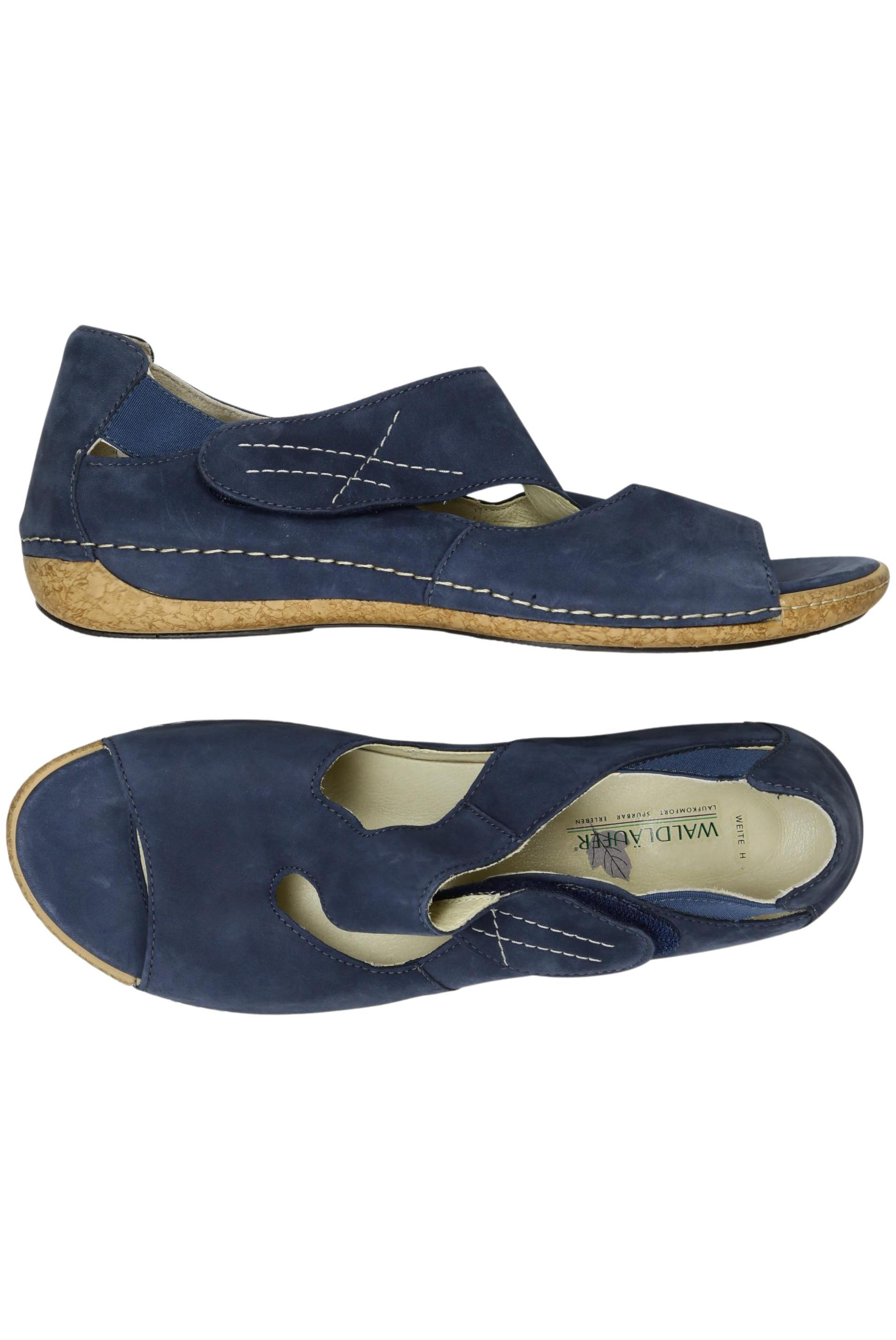

waldläufer Damen Sandale, blau, Gr. 7