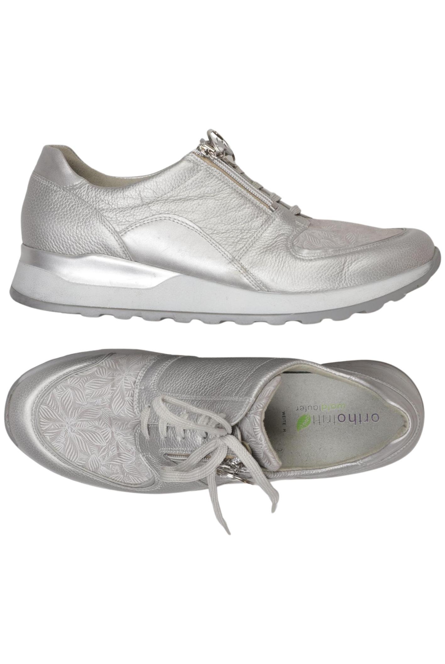 

waldläufer Damen Halbschuh, silber, Gr. 8.5