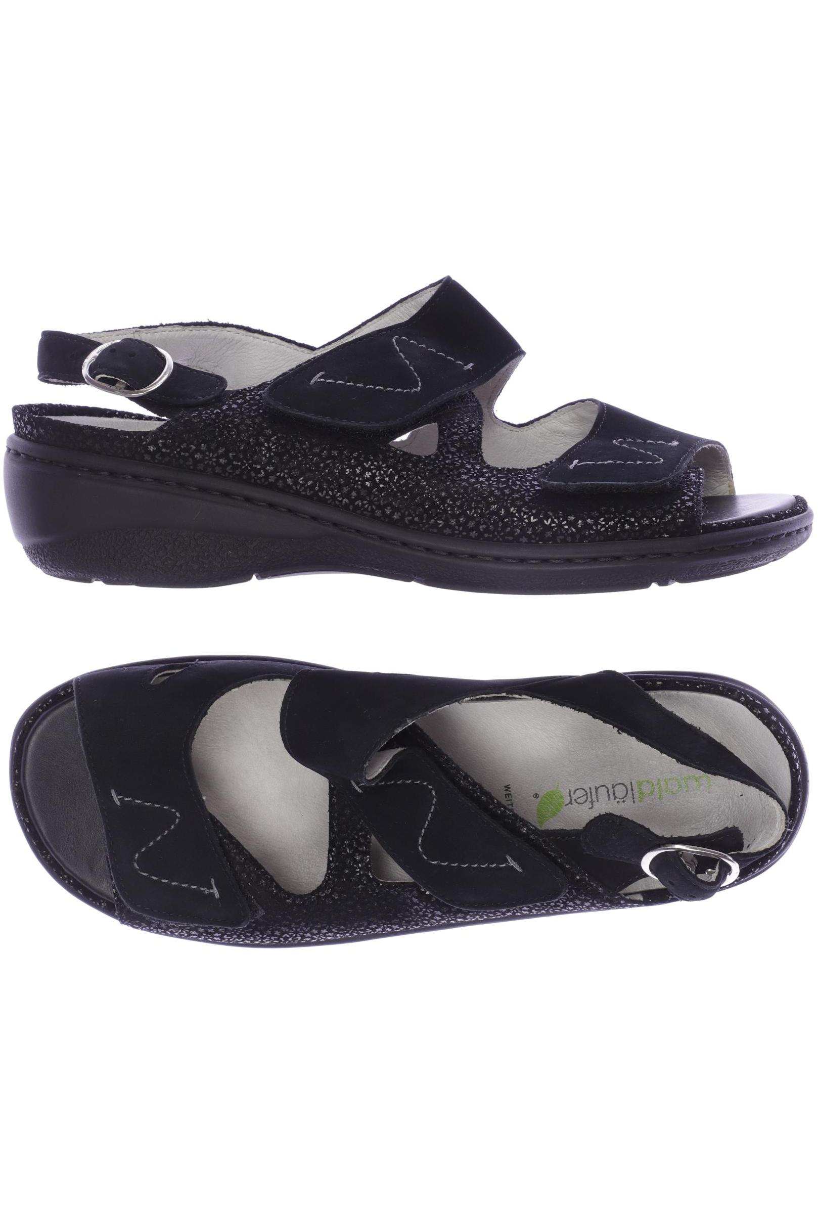 

waldläufer Damen Sandale, schwarz, Gr. 6.5