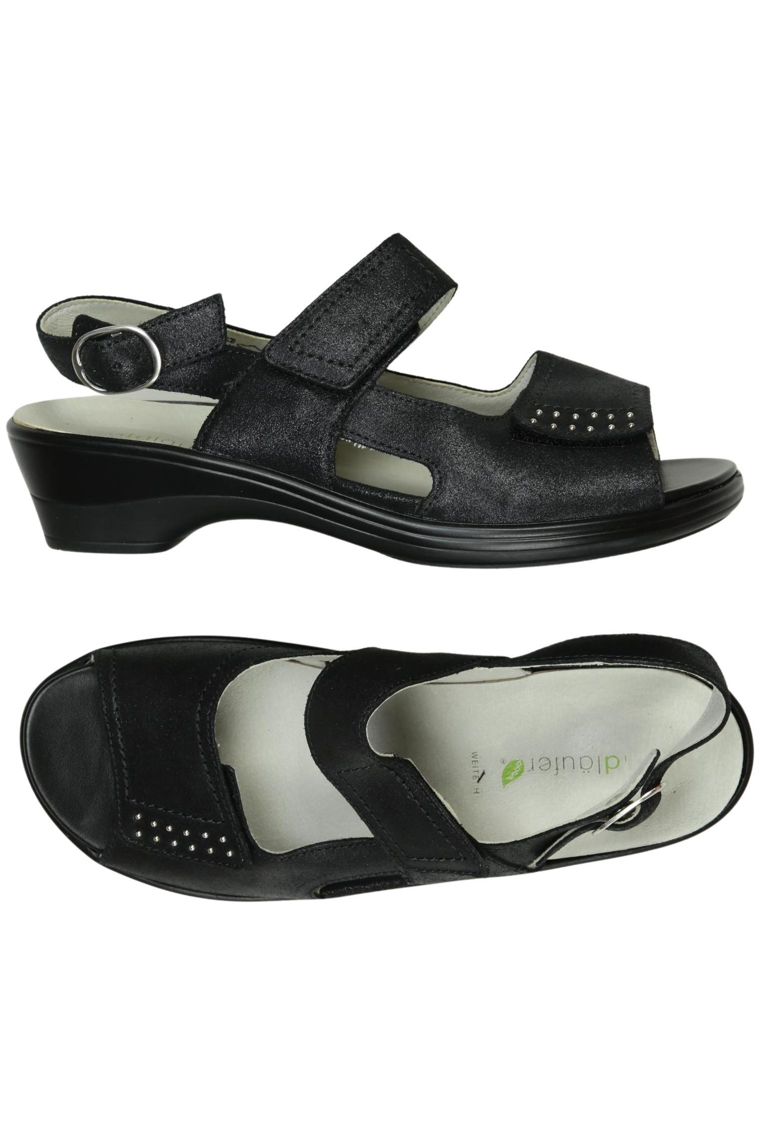 

waldläufer Damen Sandale, schwarz, Gr. 5.5