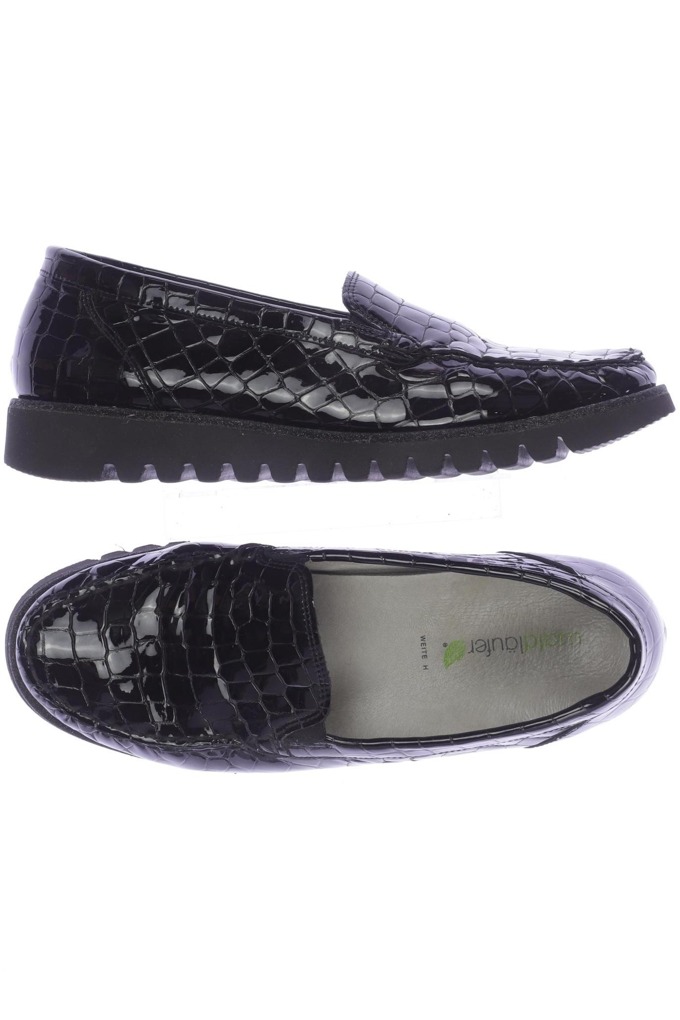 

waldläufer Damen Halbschuh, schwarz, Gr. 7.5