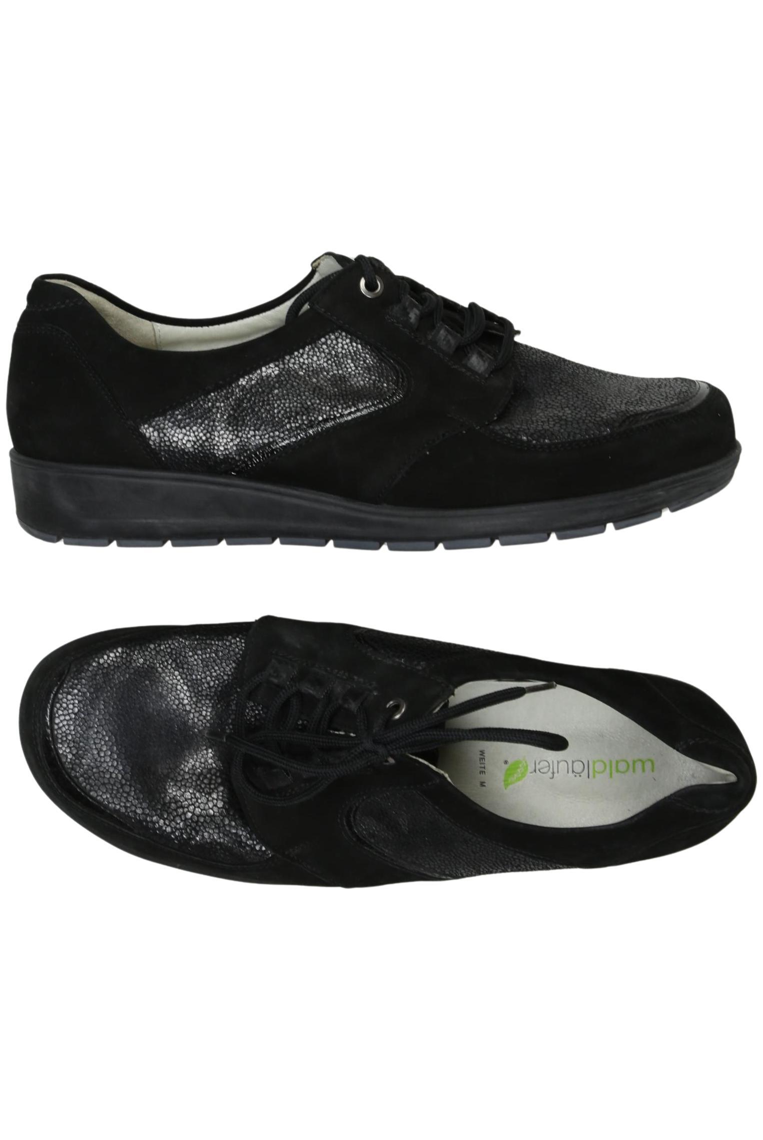 

waldläufer Damen Halbschuh, schwarz, Gr. 7.5