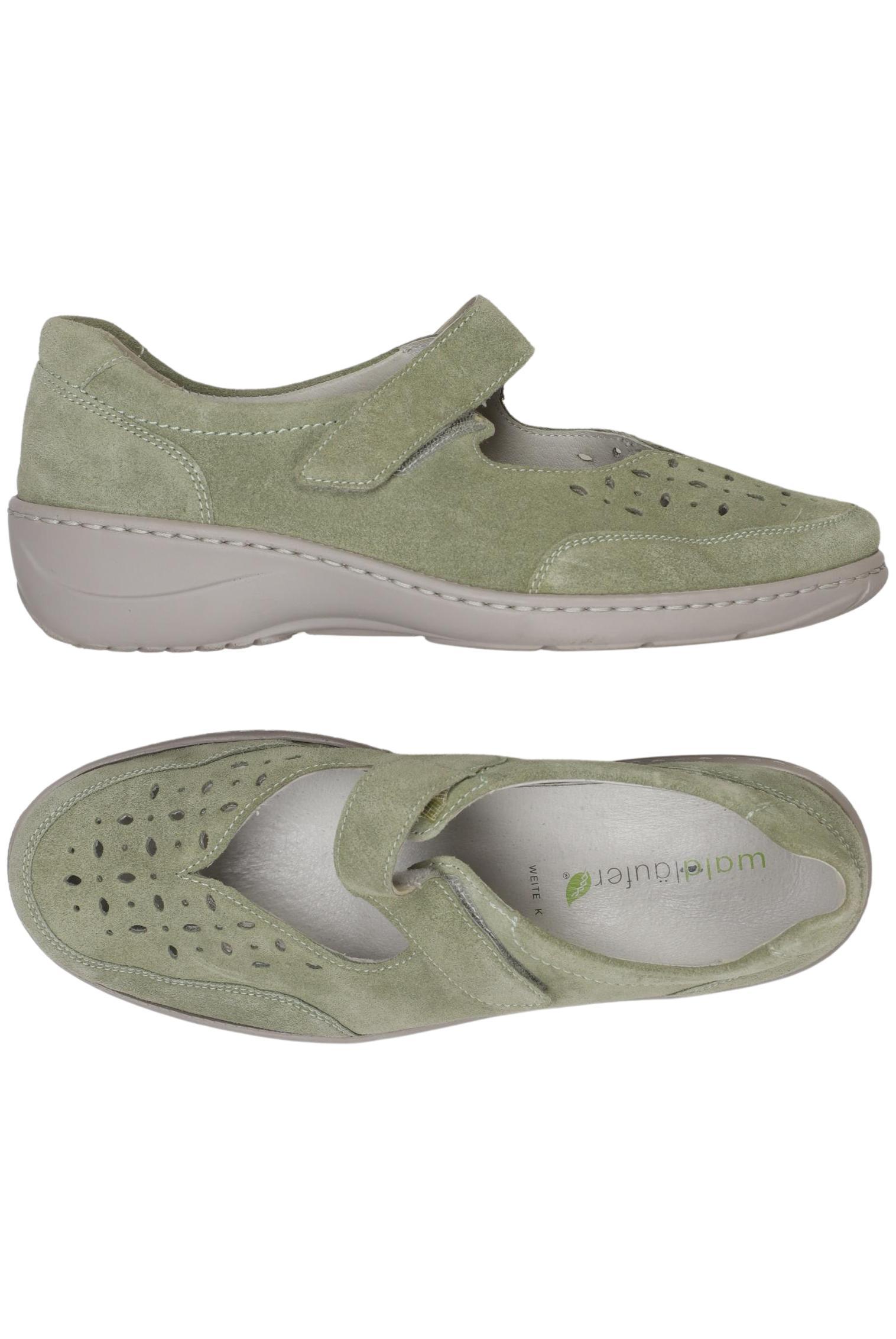 

waldläufer Damen Halbschuh, grün, Gr. 4.5