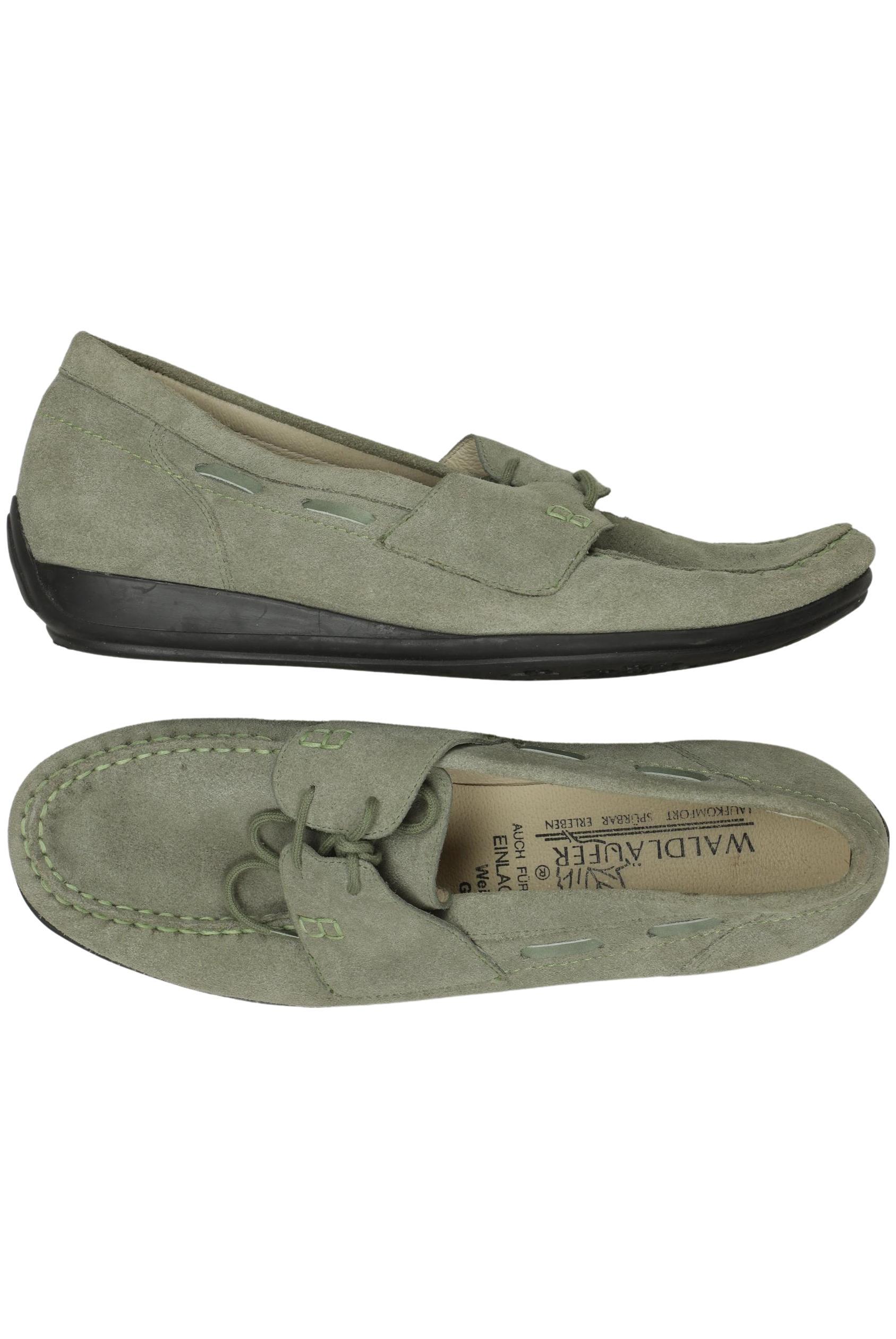 

waldläufer Damen Halbschuh, grün, Gr. 6.5