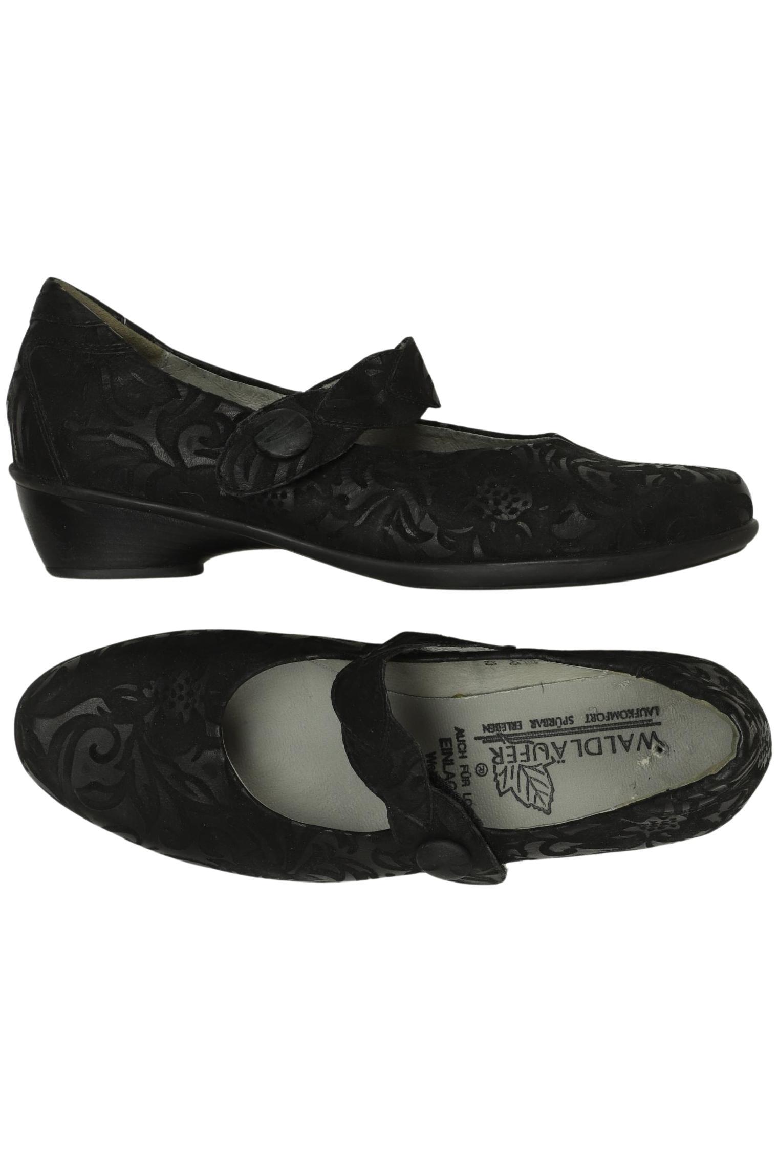 

waldläufer Damen Ballerinas, schwarz, Gr. 6.5