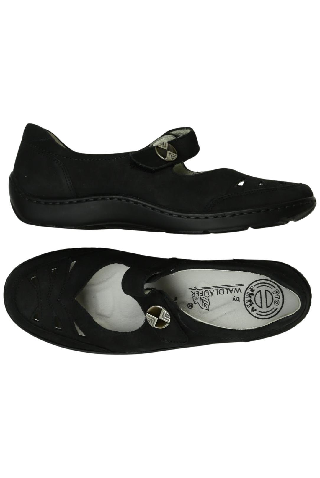 

waldläufer Damen Ballerinas, schwarz, Gr. 4.5