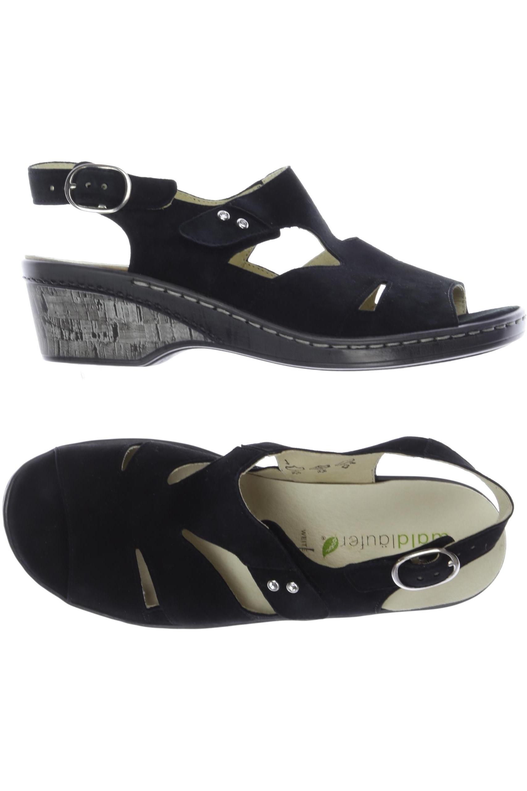 

waldläufer Damen Sandale, schwarz, Gr. 4.5